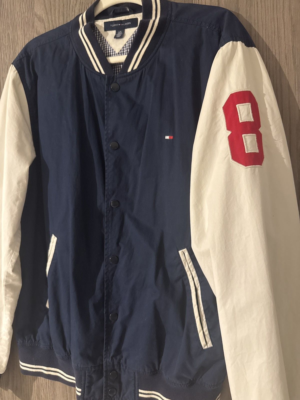 Tommy Hilfiger Tommy Hilfiger Varsity Bomber Jacket Size US L / EU 52-54 / 3 - 2 Thumbnail