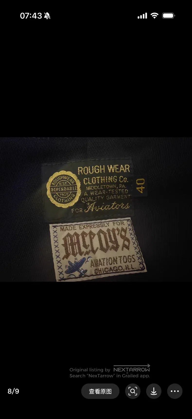The Real McCoy's The Real McCoys Mapi 1930 Size US XXS / EU 40 - 8 Thumbnail