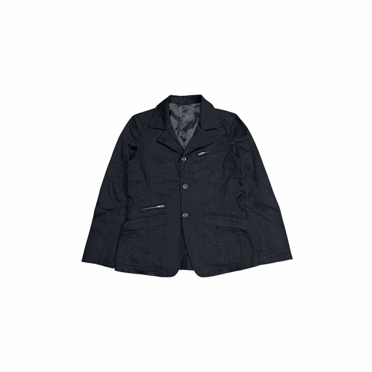 Issey Miyake 🔥Y2K Archived Tete Homme Zipper Blazer Jacket Punk Size US M / EU 48-50 / 2 - 3 Thumbnail
