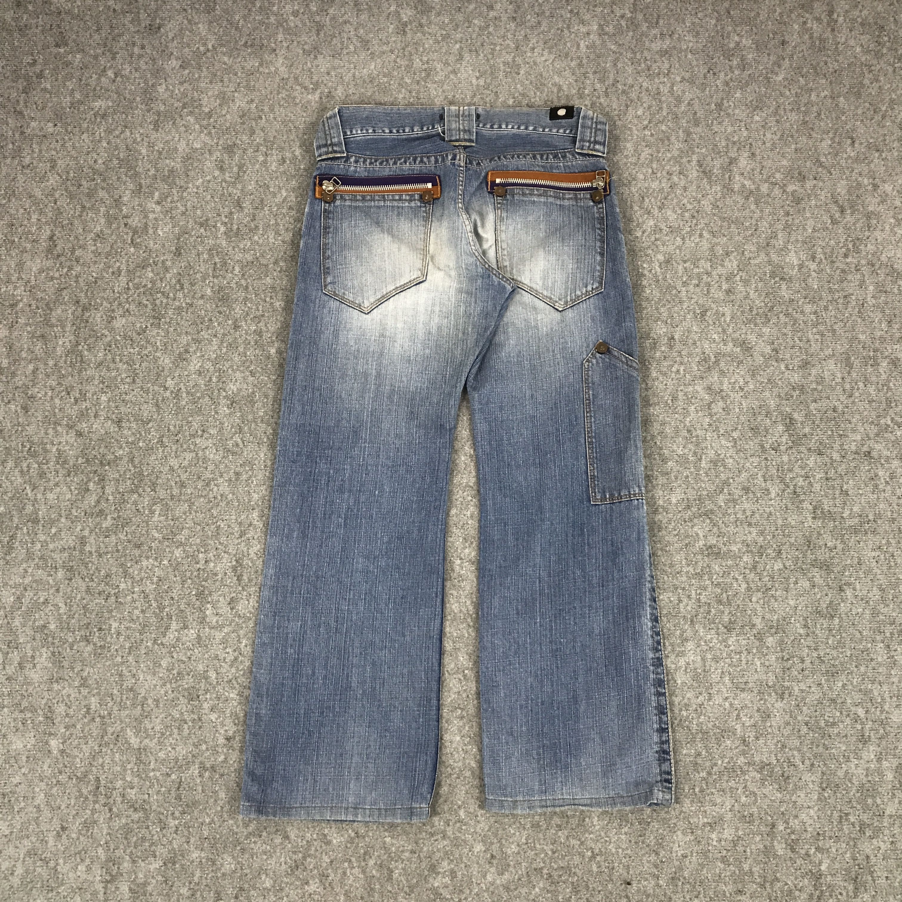 If Six Was Nine × Japanese Brand × Le Grande Bleu (L.G.B.) FLARED BLUE WAY MODERN BOOTCUT DENIM JEANS Size US 32 / EU 48 - 2 Thumbnail