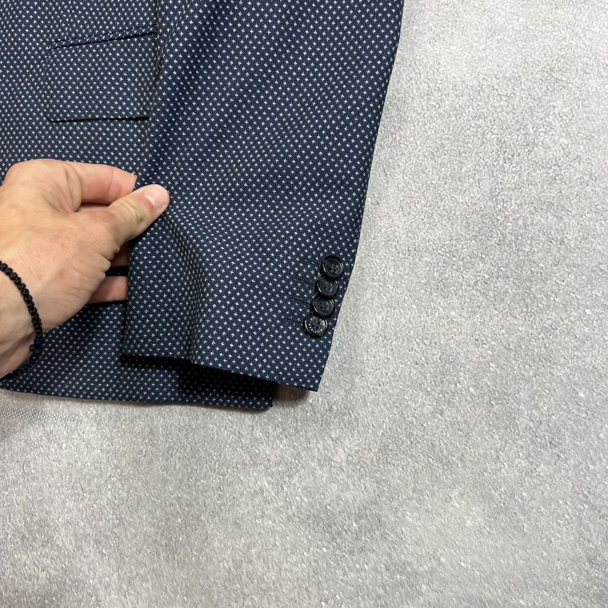 Other 🌀 Vintage Blue Tommy Hilfiger x Rick Owens Style Blazer Size 48L - 3 Thumbnail