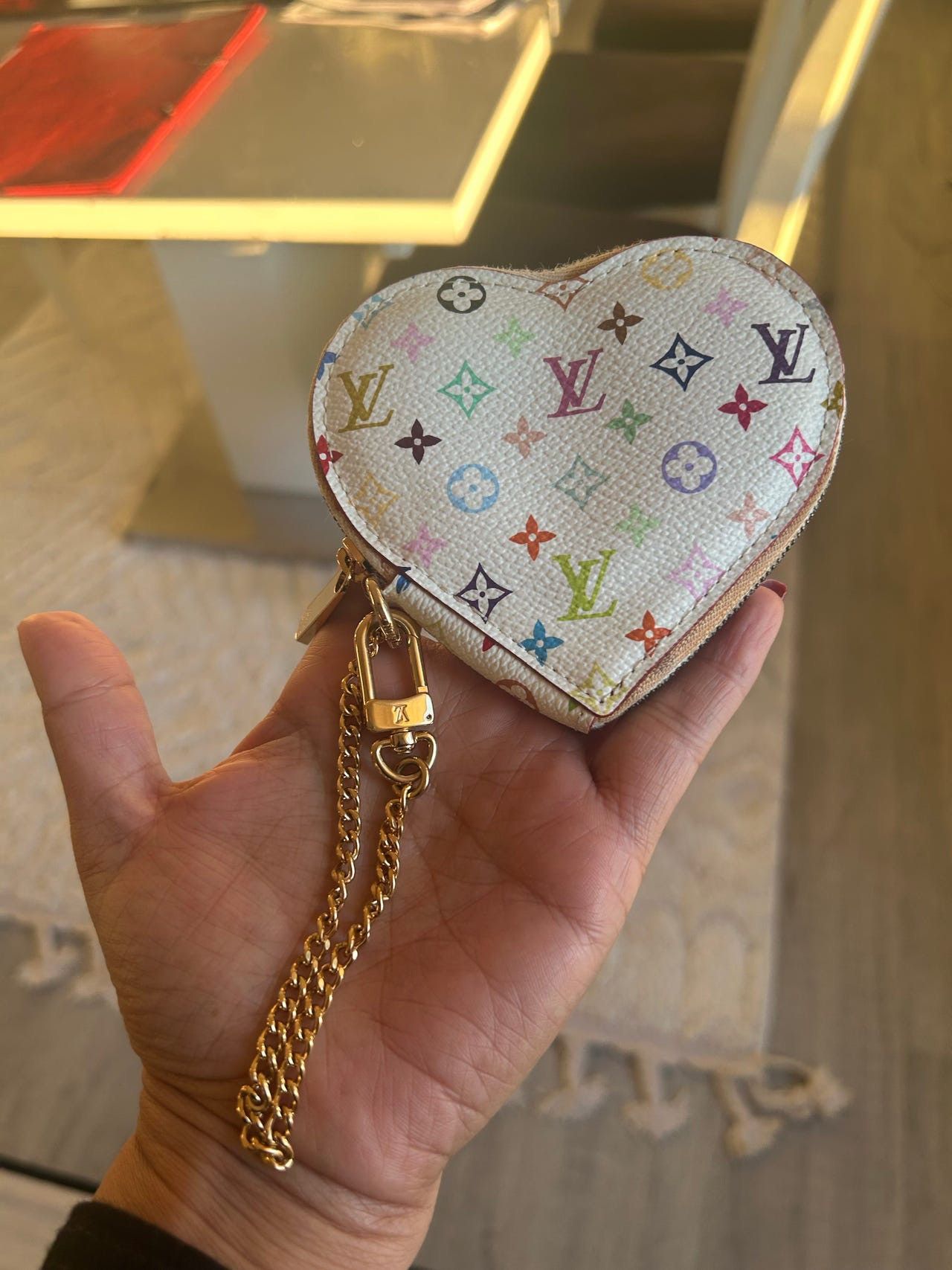 Louis Vuitton Louis Vuitton Multicolor Heart Coin Pouch Size ONE SIZE - 1 Thumbnail