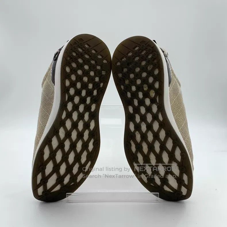 Chanel Chanel Beige double C cowhide lasing casual flat sneakers Size US 7.5 / IT 37.5 - 5 Thumbnail
