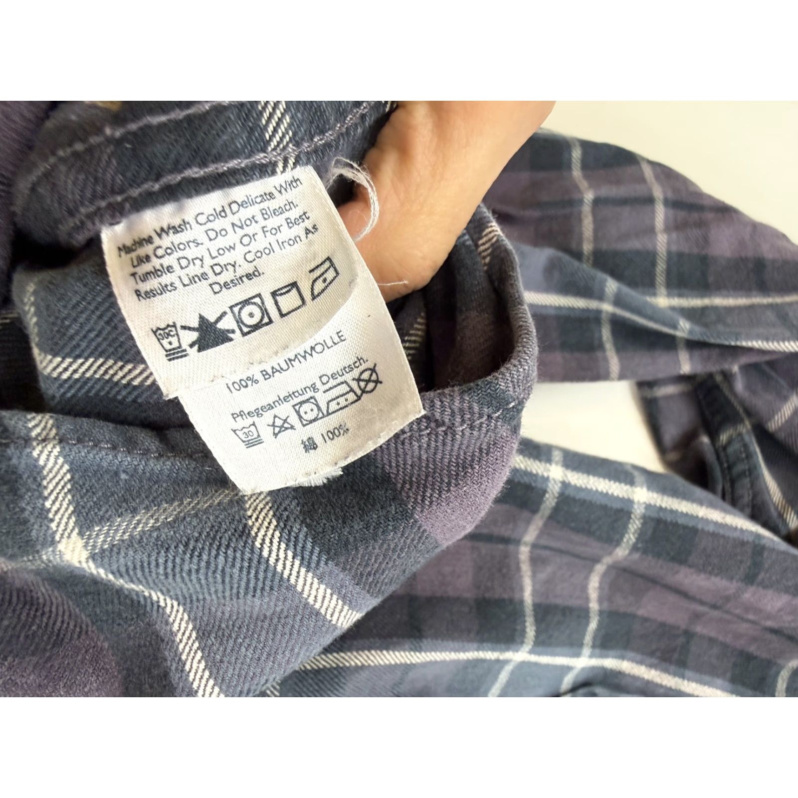 Eddie Bauer Eddie Bauer Shirt Mens LT Blue Plaid Flannel Button Front Long Sleeve Casual Classic Fit Mens Large Tall Blue Plaid Flannel Shirt Size US L / EU 52-54 / 3 - 4 Thumbnail