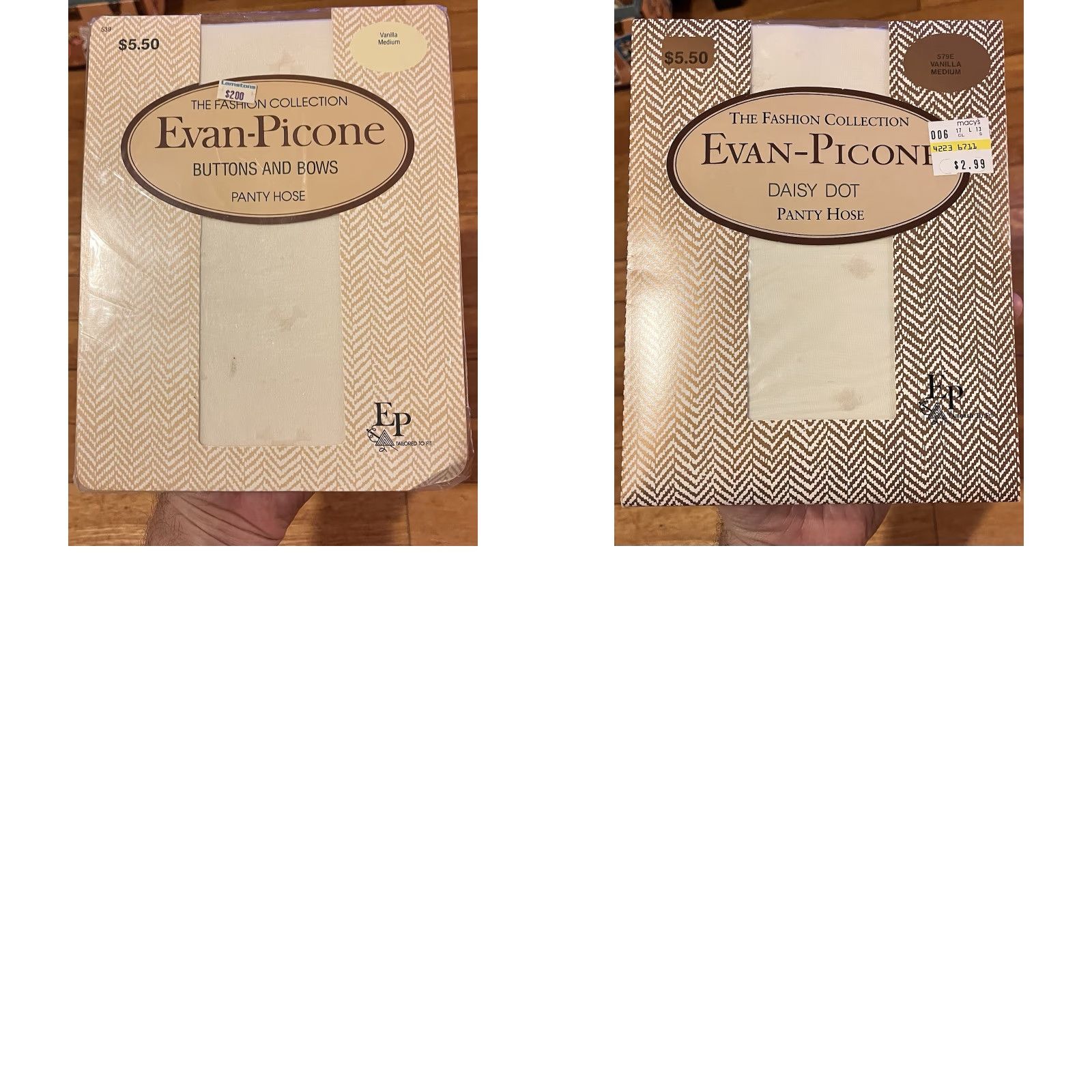 Evan Picone VINTAGE Evan Picone Panty Hose Women’s Medium Lot Pearlessence Pantyhose Navy 7pc Sheer Control Top Tights Womens Size 32" / US 10 / IT 46 - 8 Thumbnail