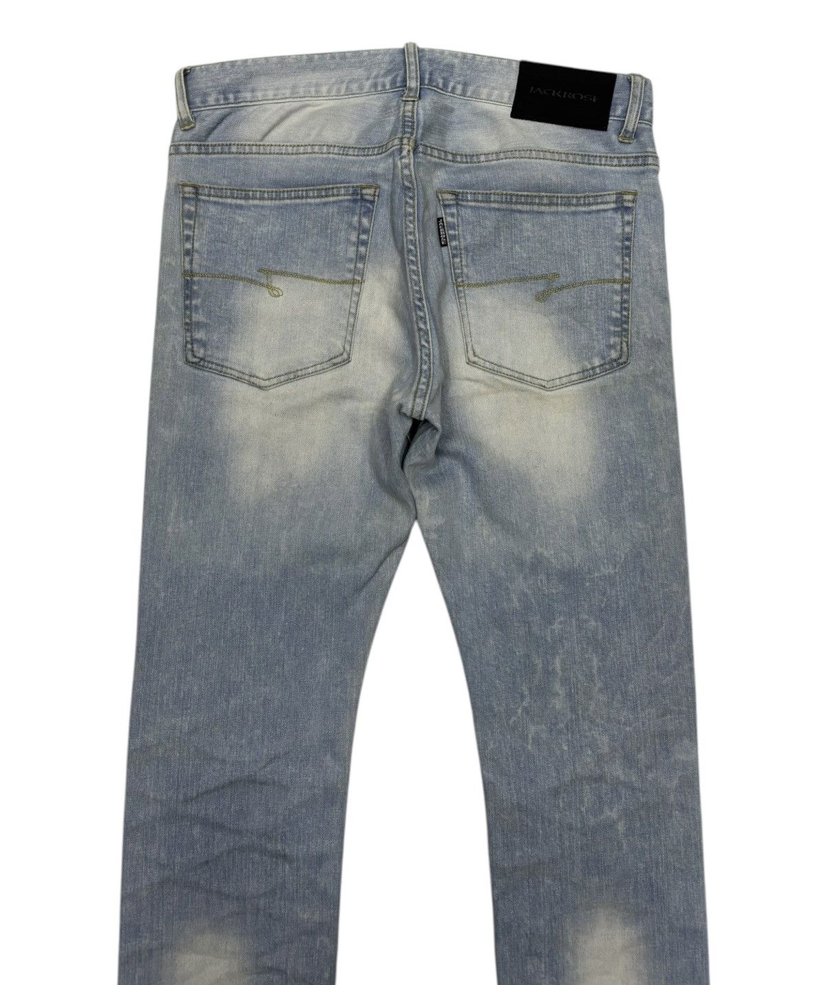 JACKROSE Jack Rose Clawmark Distressed Skinny Jeans Size US 31 - 4 Thumbnail