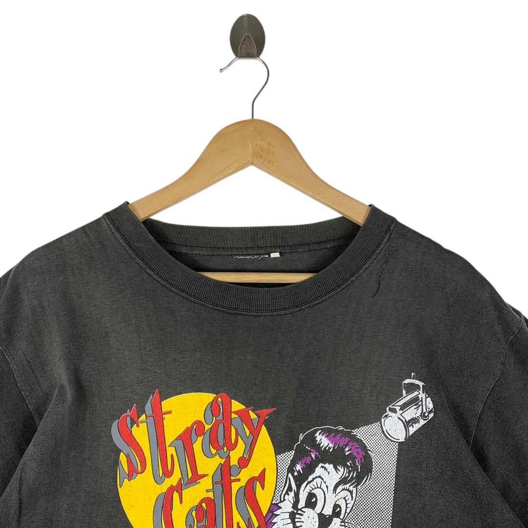 Other Vintage 90s STRAY CATS band rockabilly tee Size US L / EU 52-54 / 3 - 2 Thumbnail