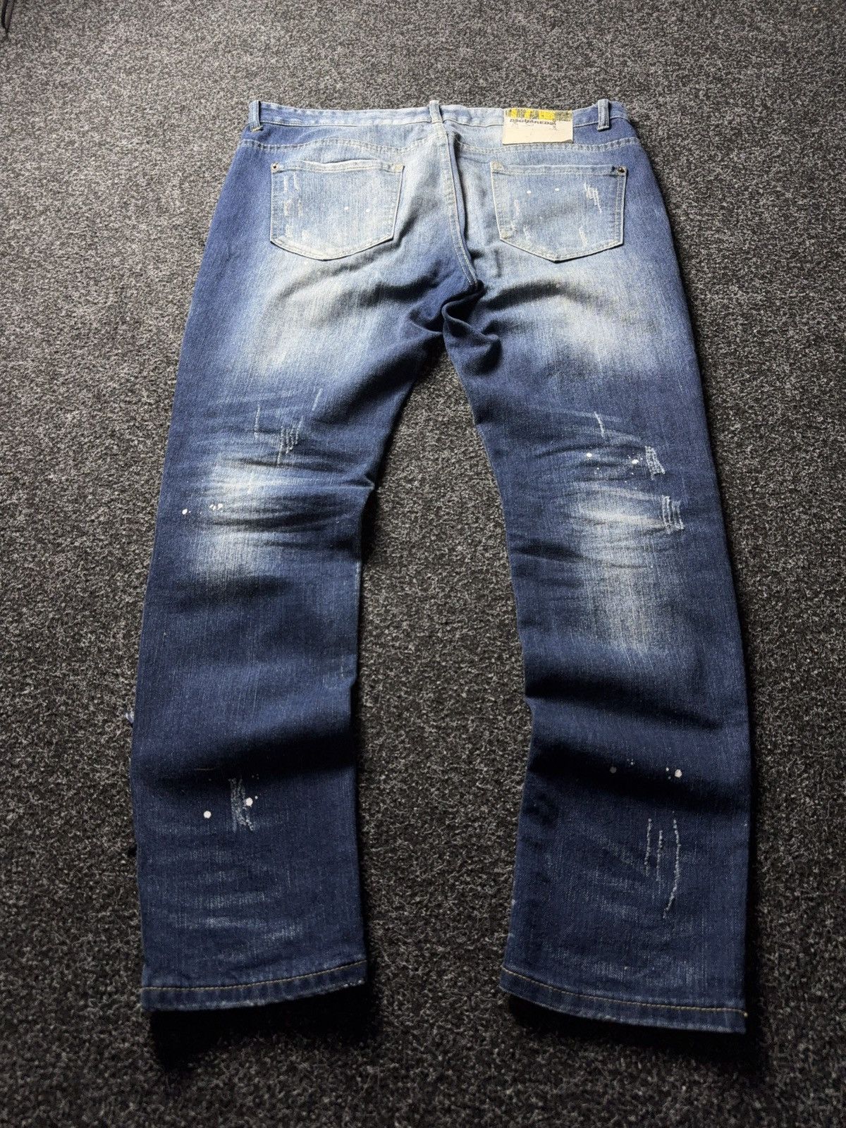 Dsquared2 Retro Y2K 00s Dsquared2 Distressed Patchwork Jeans 54 Italy Size US 36 / EU 52 - 14 Thumbnail