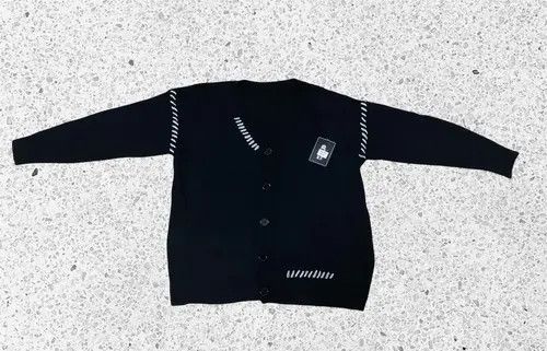 Aran Isles Knitwear Latest Collection Hype Black Cardigan Knitwear Jumper Size US L / EU 52-54 / 3 - 1 Thumbnail