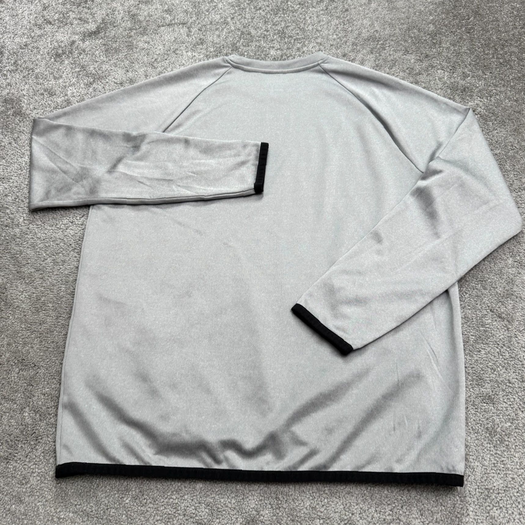 Champion Champion Tech Fleece Pullover Jacket Sweatshirt Mens Large Gray Crew Neck Active Size US L / EU 52-54 / 3 - 2 Thumbnail