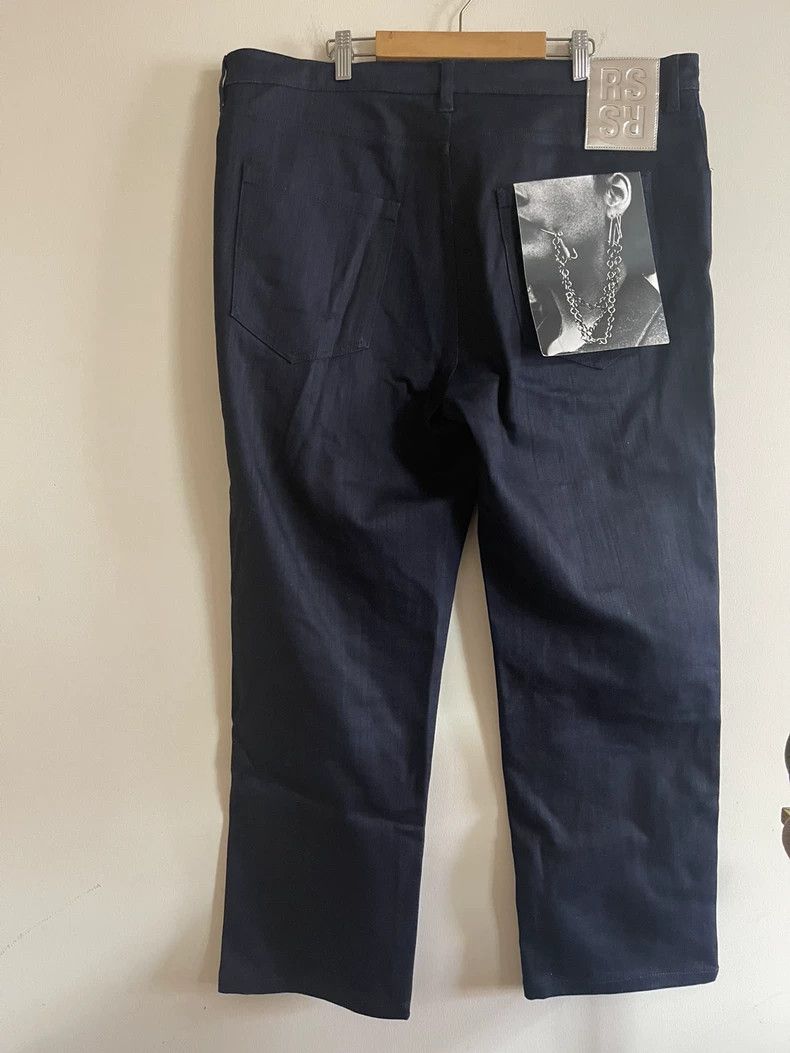 Raf Simons Raf simons Ss19 primary colour dark navy blue jeans Size US 36 / EU 52 - 4 Thumbnail