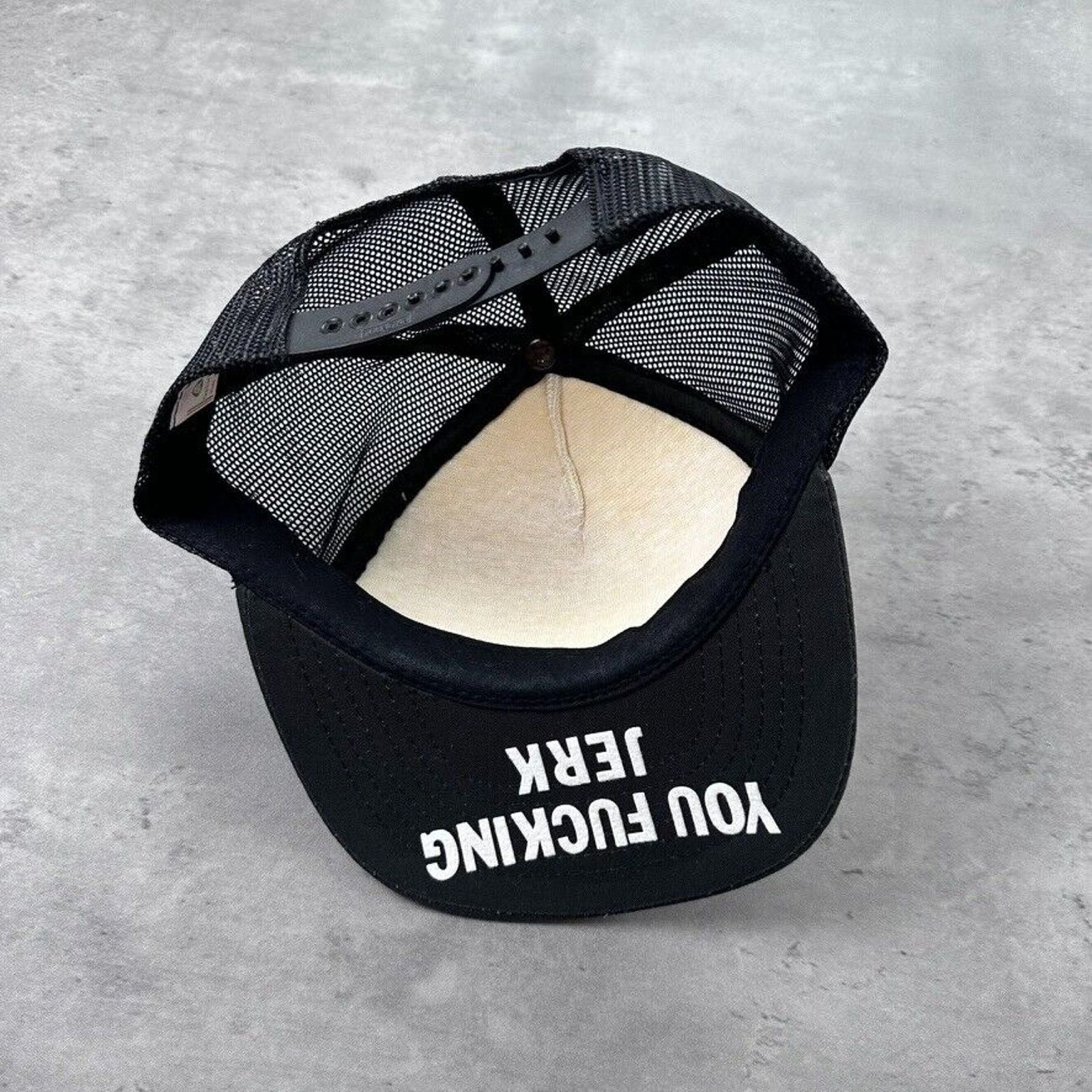 Vintage Vintage Piss Me Off You F***ing Jerk Novelty Hat Size ONE SIZE - 2 Thumbnail