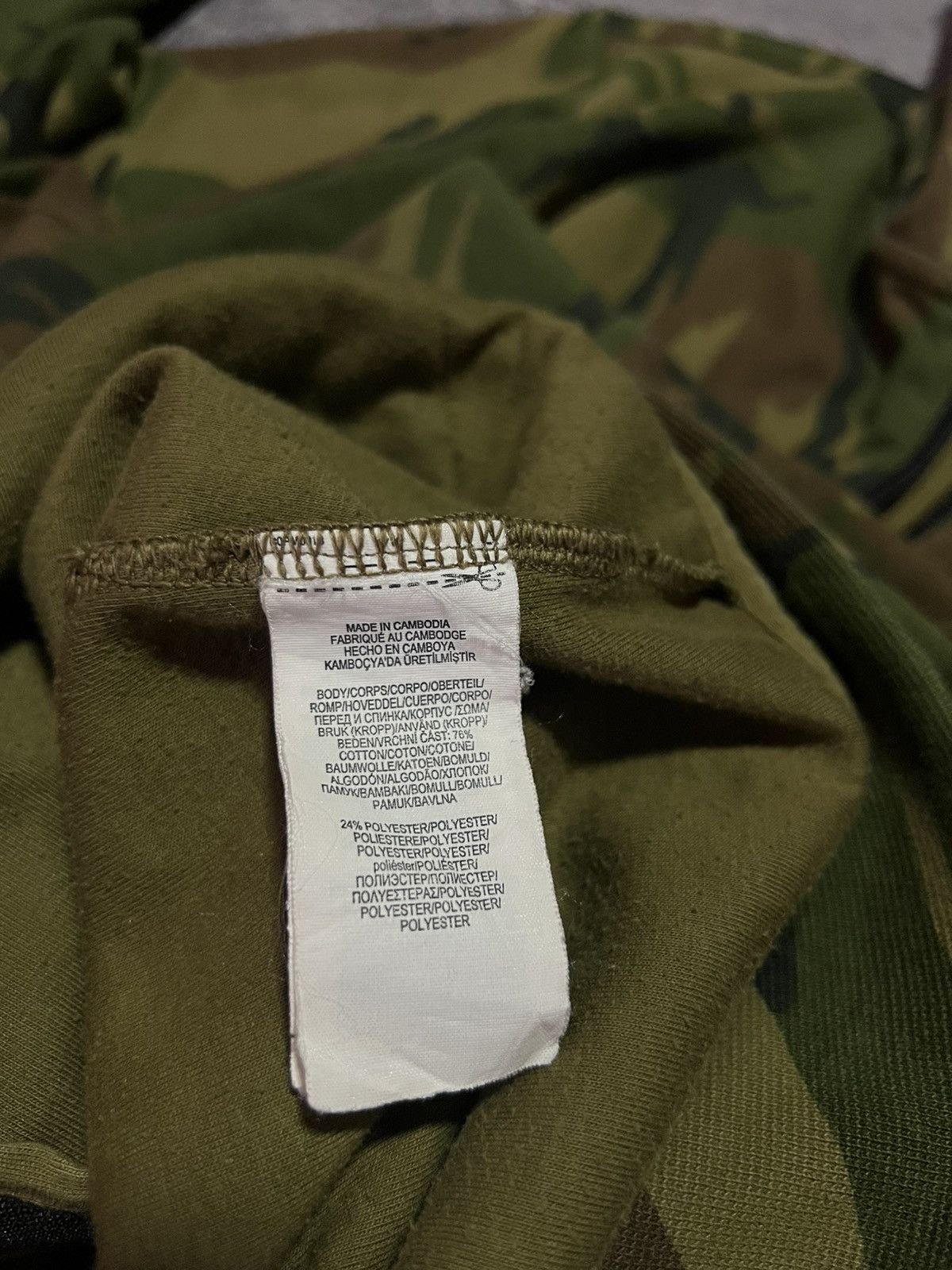 Ralph Lauren Vintage 90s Polo Ralph Lauren Camo Zip-hoodie Streetwear Size US M / EU 48-50 / 2 - 6 Thumbnail