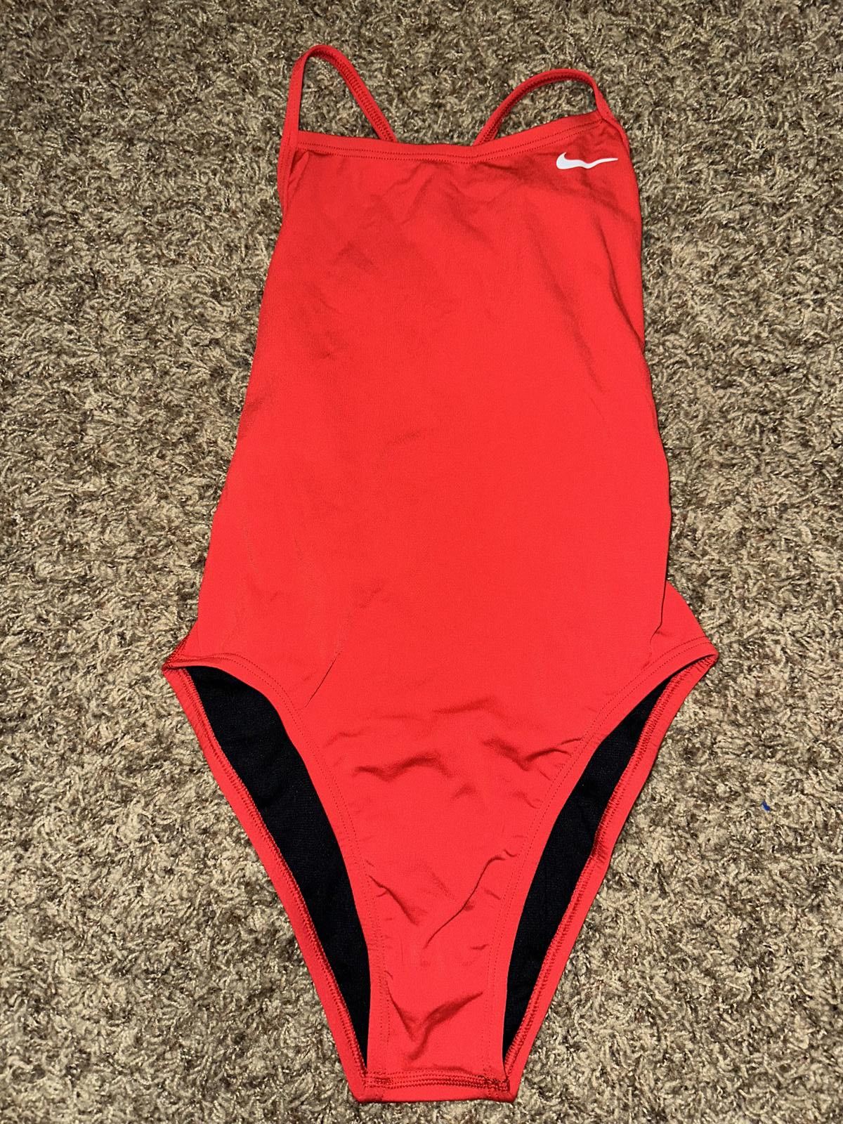 Nike Nike Swim Women's Lace-Up Tie-Back One-Piece Swimsuit Size ONE SIZE - 1 Thumbnail