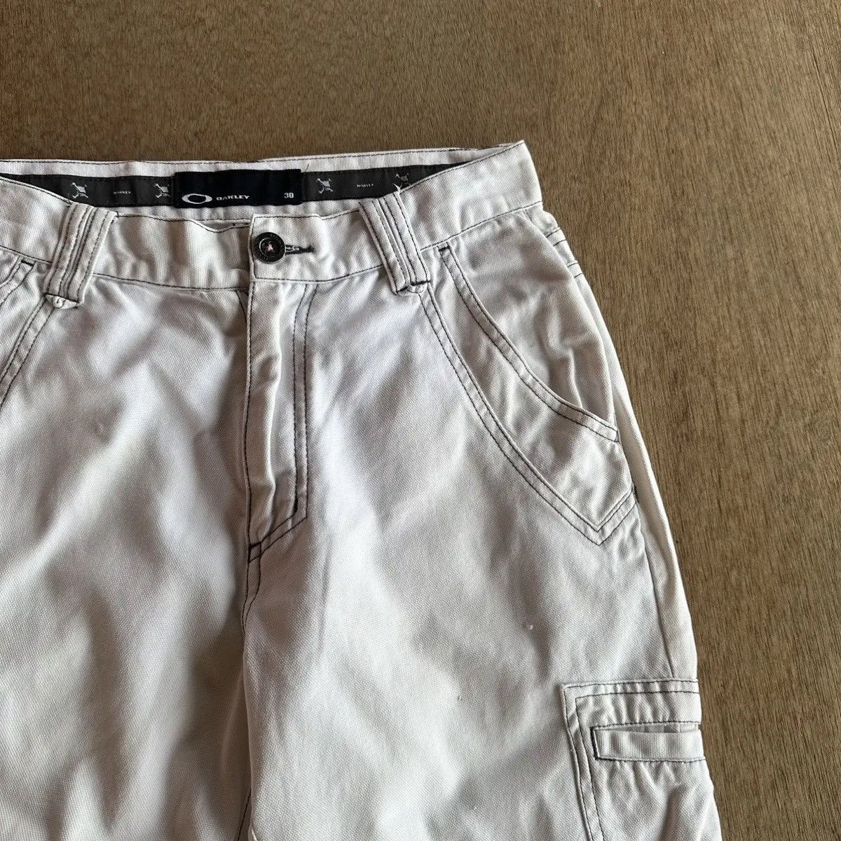 Oakley ARCHIVE🔥OAKLEY EMBROIDERY LOGO DOUBLE POCKET VERY RARE PANT Size US 29 - 6 Thumbnail