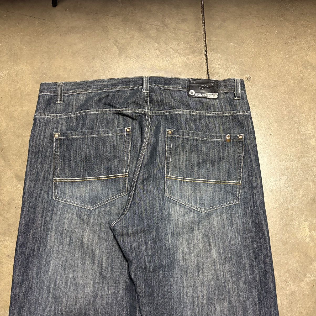 Southpole Vintage SouthPole Baggy Denim Jeans Wide Leg Skater Y2K 48 Size US 44 / EU 60 - 11 Thumbnail