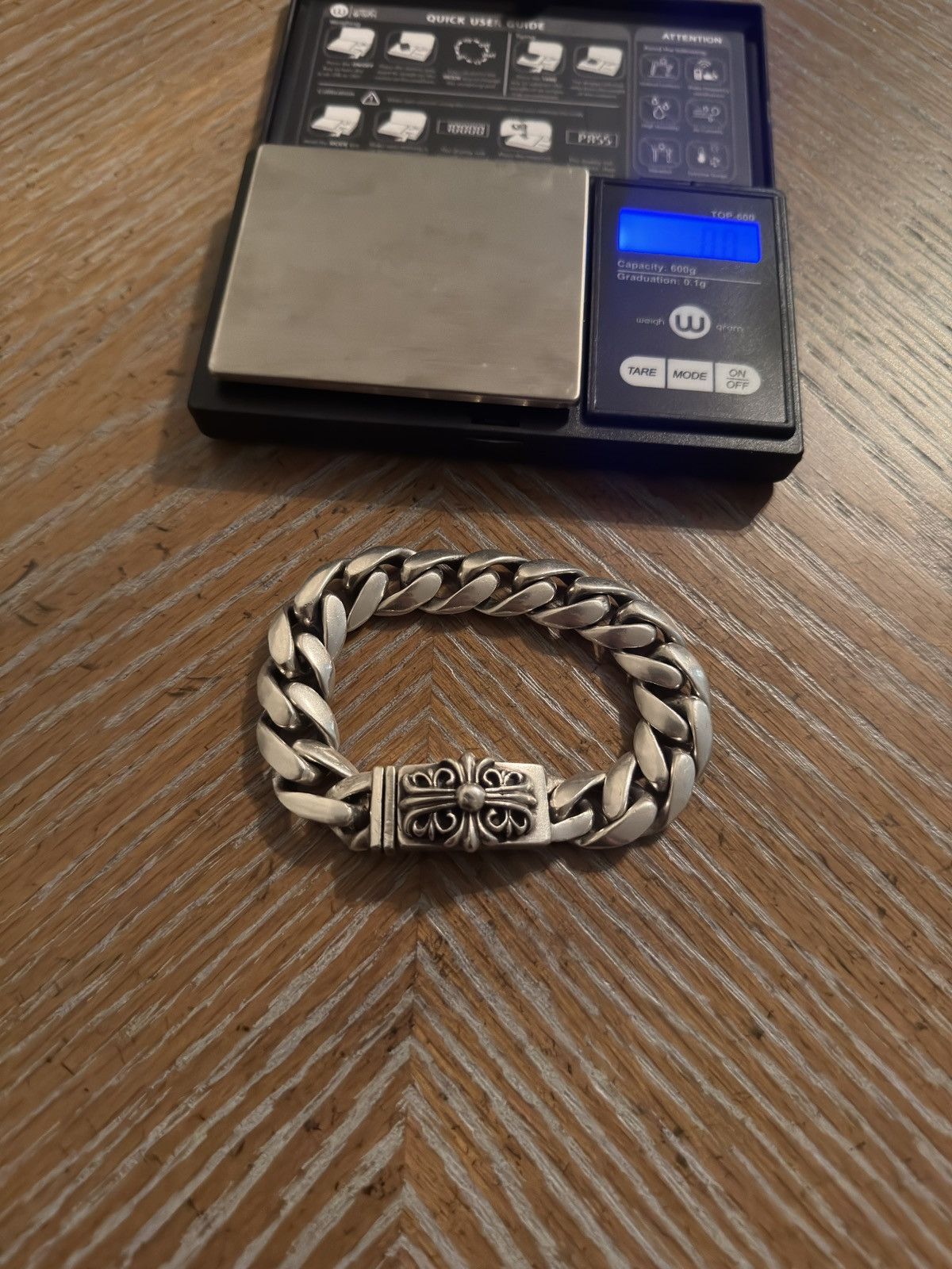 Chrome Hearts Chrome Hearts Keeper ID Cuban Link Bracelet Size ONE SIZE - 2 Thumbnail