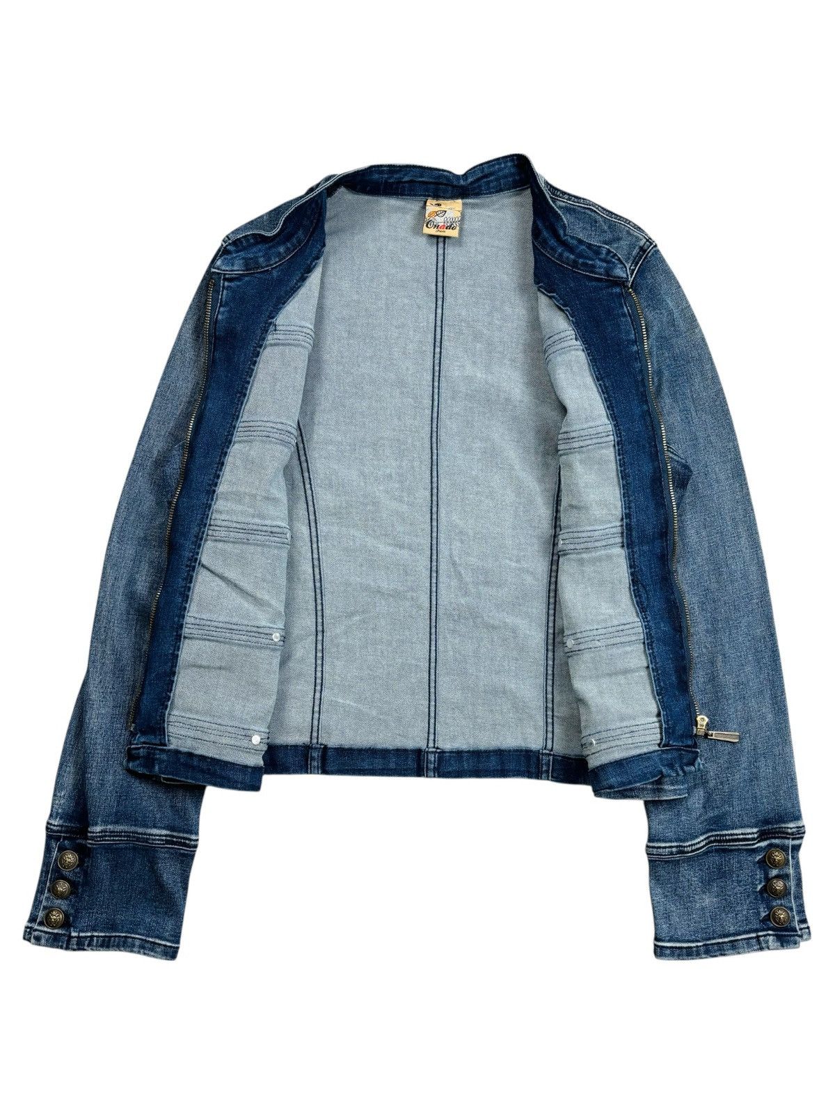 Hysteric Glamour 2000s Onado Paris - Napoleon Denim Jacket Size US M / EU 48-50 / 2 - 2 Thumbnail