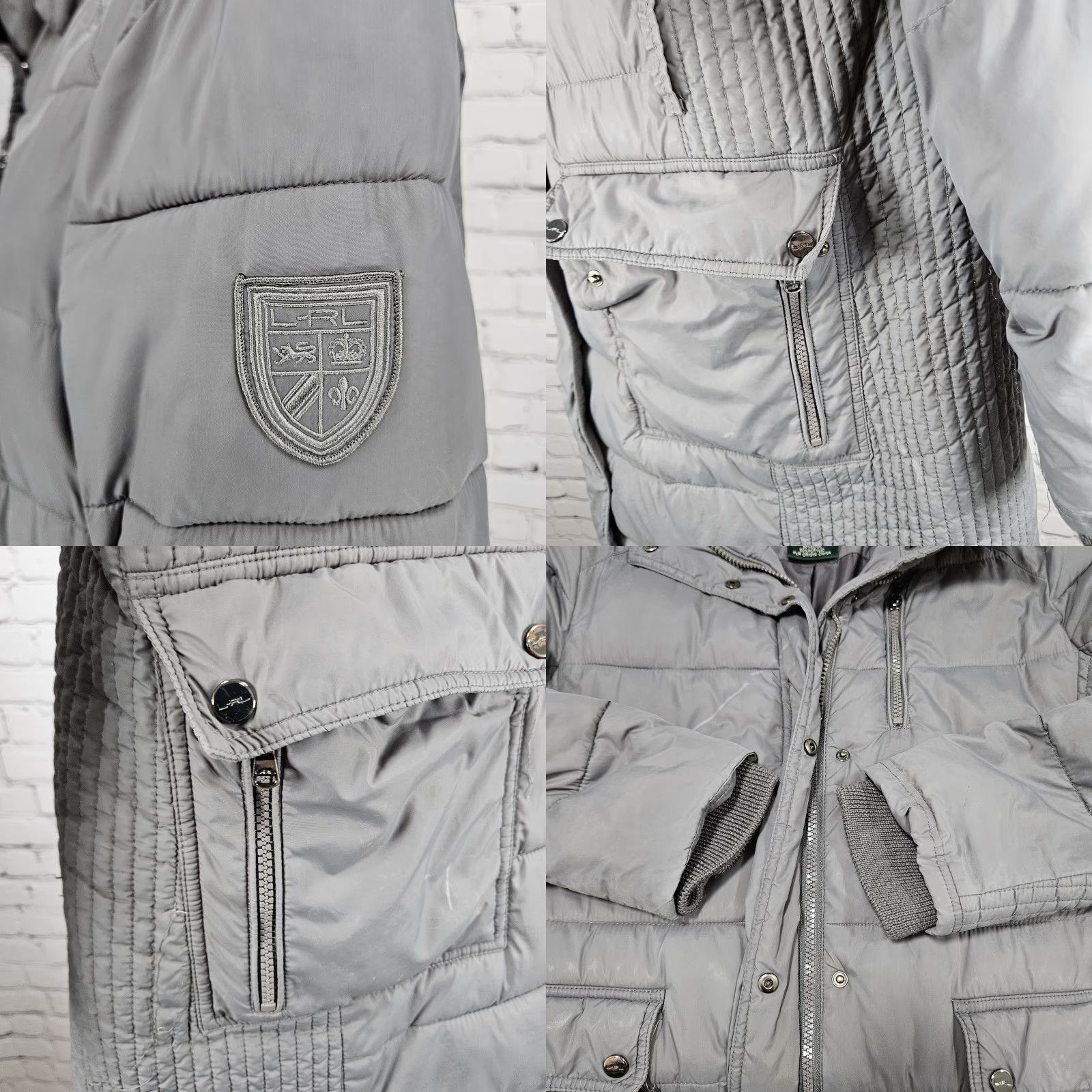Ralph Lauren Lauren Ralph Lauren Grey Insulated Zip Parka Puffer Jacket Long Coat Large L Mens? (Wait) Size L / US 10 / IT 46 - 10 Thumbnail