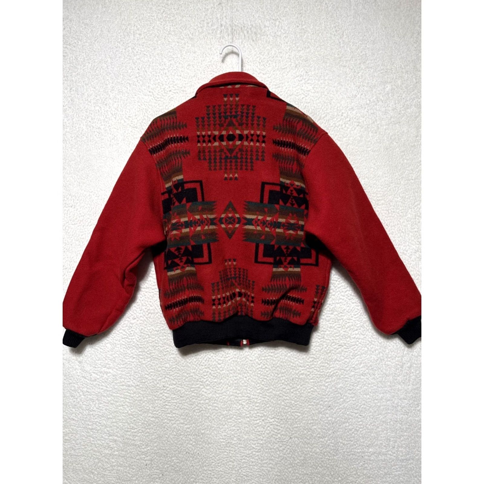 Pendleton VINTAGE Pendleton Red Aztec Print Western Coat Men’s Size L RARE Size US L / EU 52-54 / 3 - 7 Thumbnail