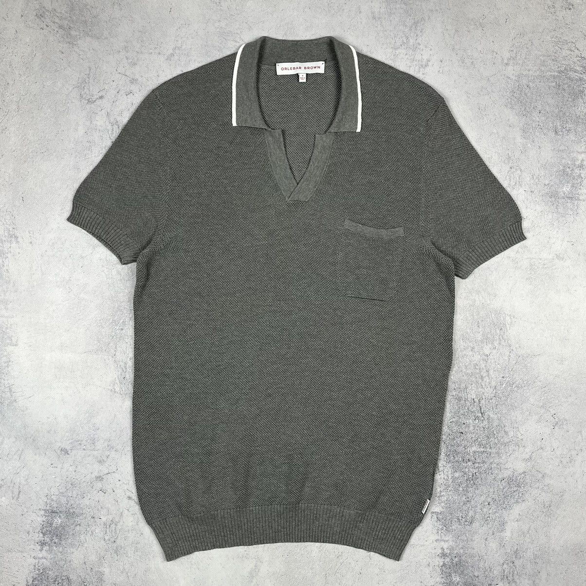 Orlebar Brown Luxury Orlebar Brown knit polo tee Size US M / EU 48-50 / 2 - 2 Thumbnail