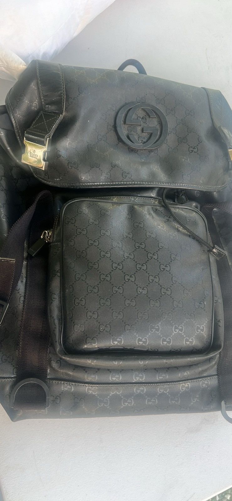 Gucci Gg Gucci back pack authentic huge Size ONE SIZE - 3 Thumbnail