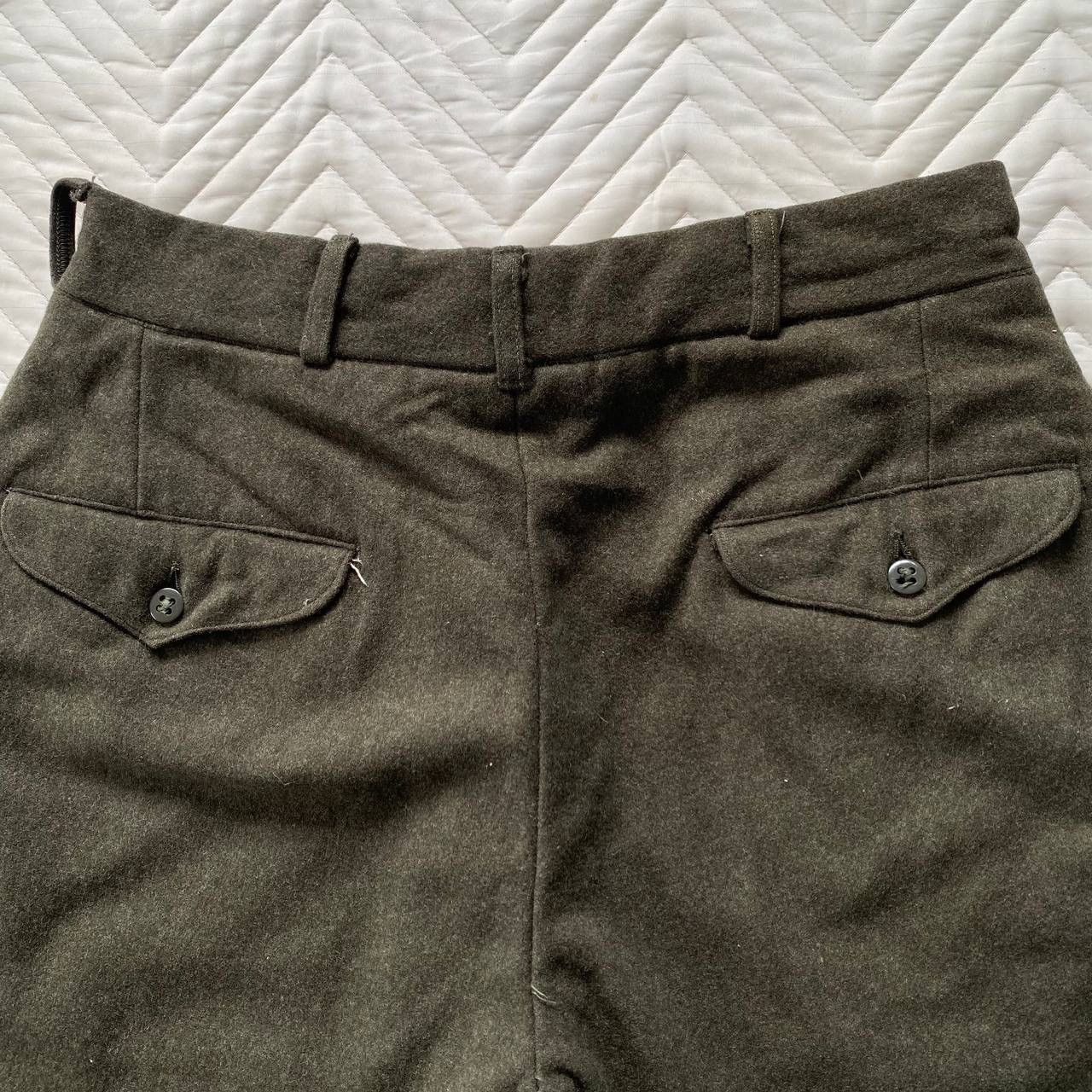 Vintage True Vintage 70s Us Army Trouser Field Wool Chinos Pant Size US 30 / EU 46 - 6 Thumbnail