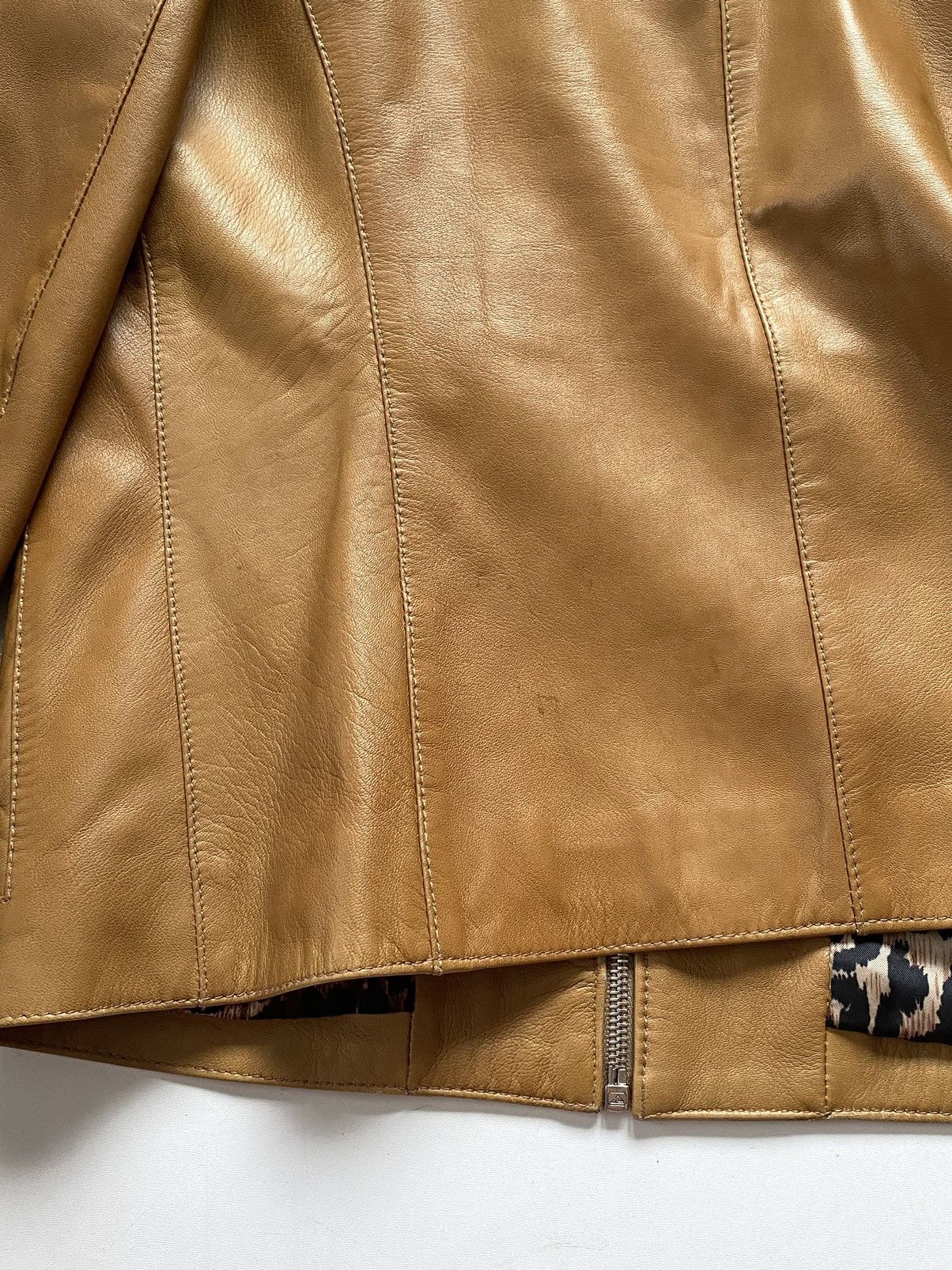 Dolce & Gabbana 🔥Archive S/S02 Dolce&Gabbana Leather Cargo Jacket Y2K Size S / US 4 / IT 40 - 9 Thumbnail
