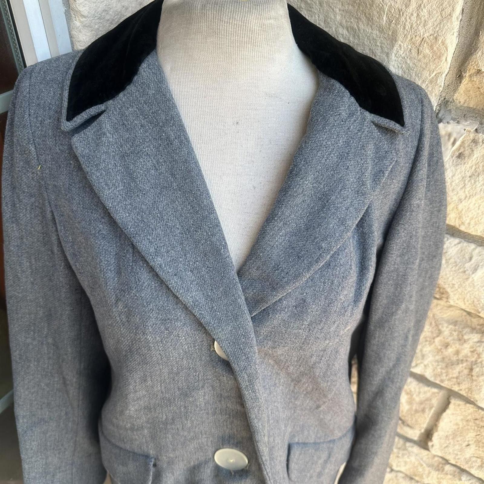 Other Grey 100% wool vintage 70s/80s single-breasted #70s80s Size US M / EU 48-50 / 2 - 5 Thumbnail