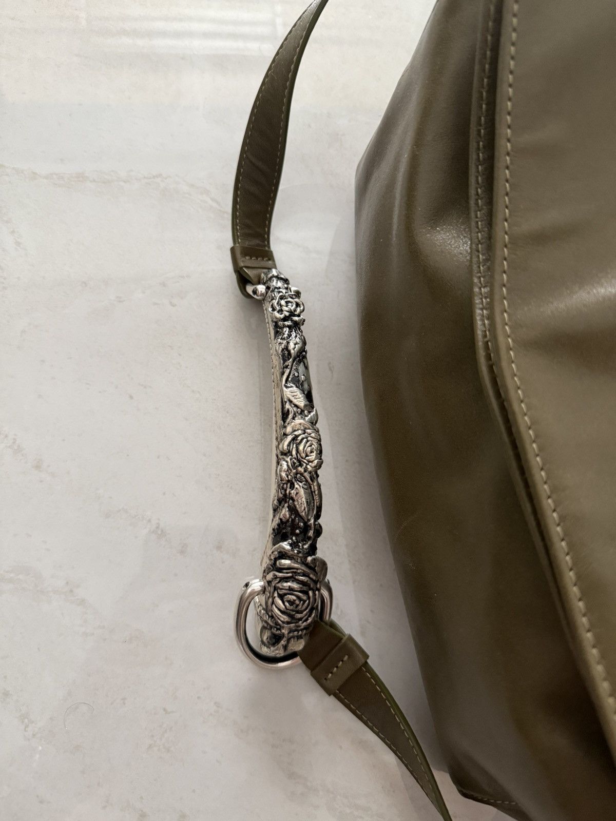 Enfants Riches Deprimes Enfants Riches Deprimes Runway Rose Heavy Silver Handle Bag Size ONE SIZE - 11 Thumbnail