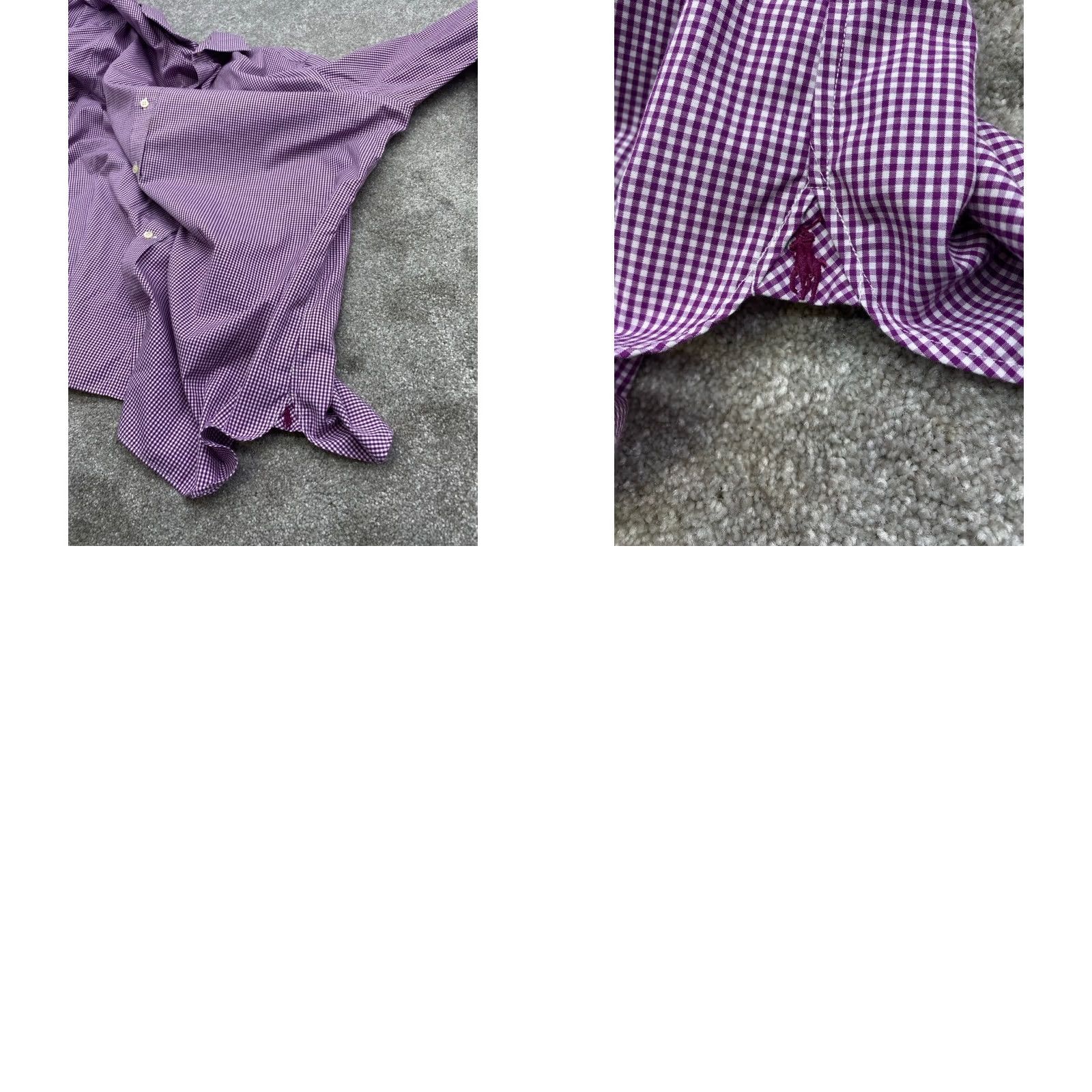 Polo Ralph Lauren Polo Ralph Lauren Shirt Mens 2XL Long Sleeve Button Up Purple White Checkered Size US XXL / EU 58 / 5 - 8 Thumbnail