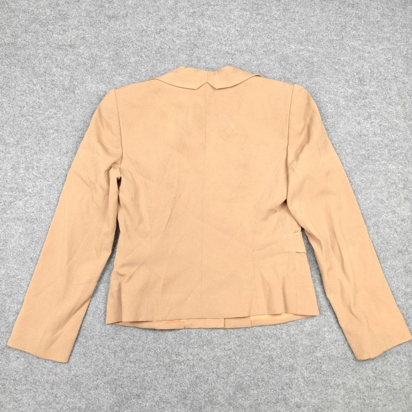 Vintage VINTAGE Alberto Makali Suit Set Womens 6 Beige Lined Jacket Vest Made USA Workwear Size M / US 6-8 / IT 42-44 - 7 Thumbnail