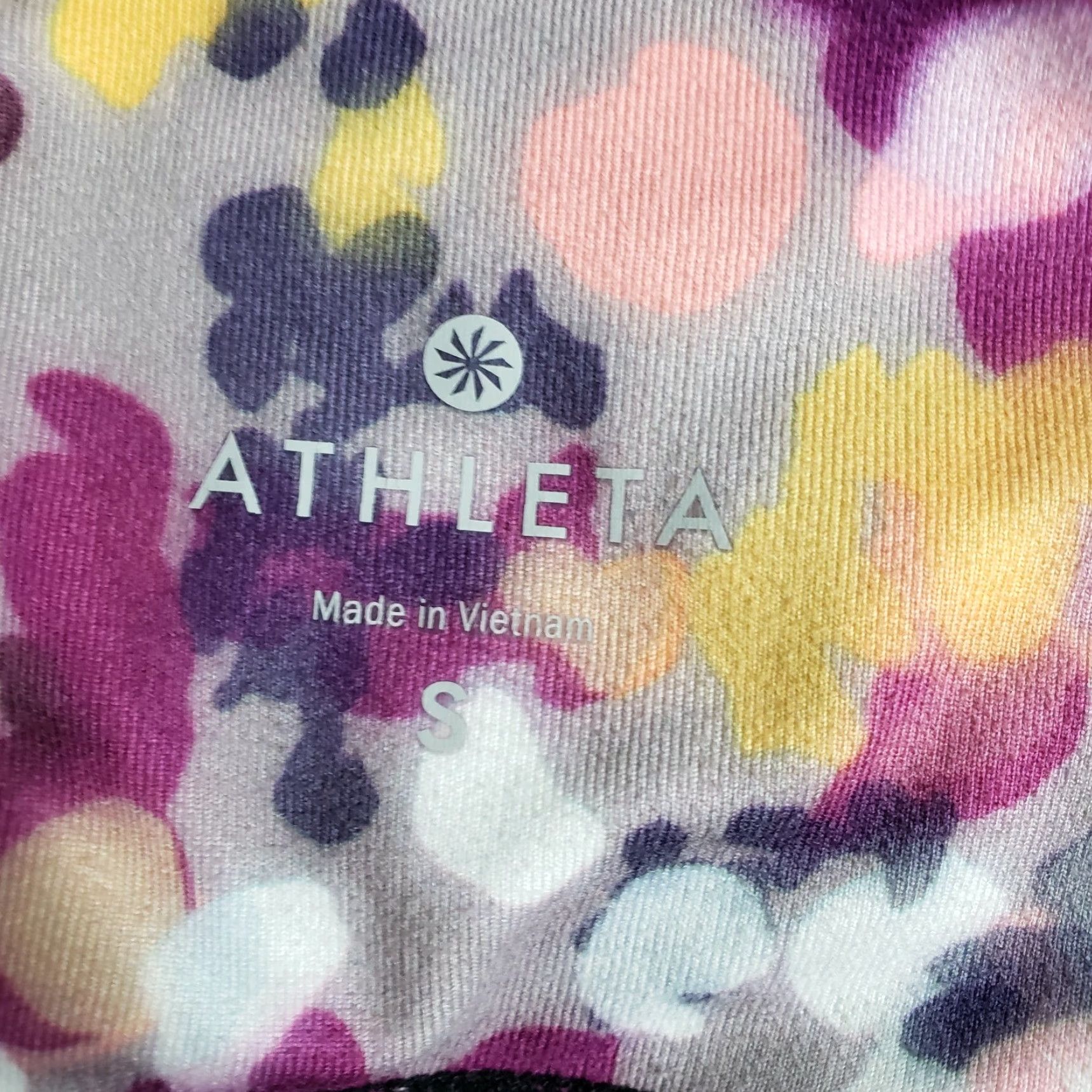 Athleta Athleta Leggings Womens Floral Pink High Rise Chaturanga Flow Size S Inseam 29in Full Length Size 28" / US 6 / IT 42 - 6 Thumbnail