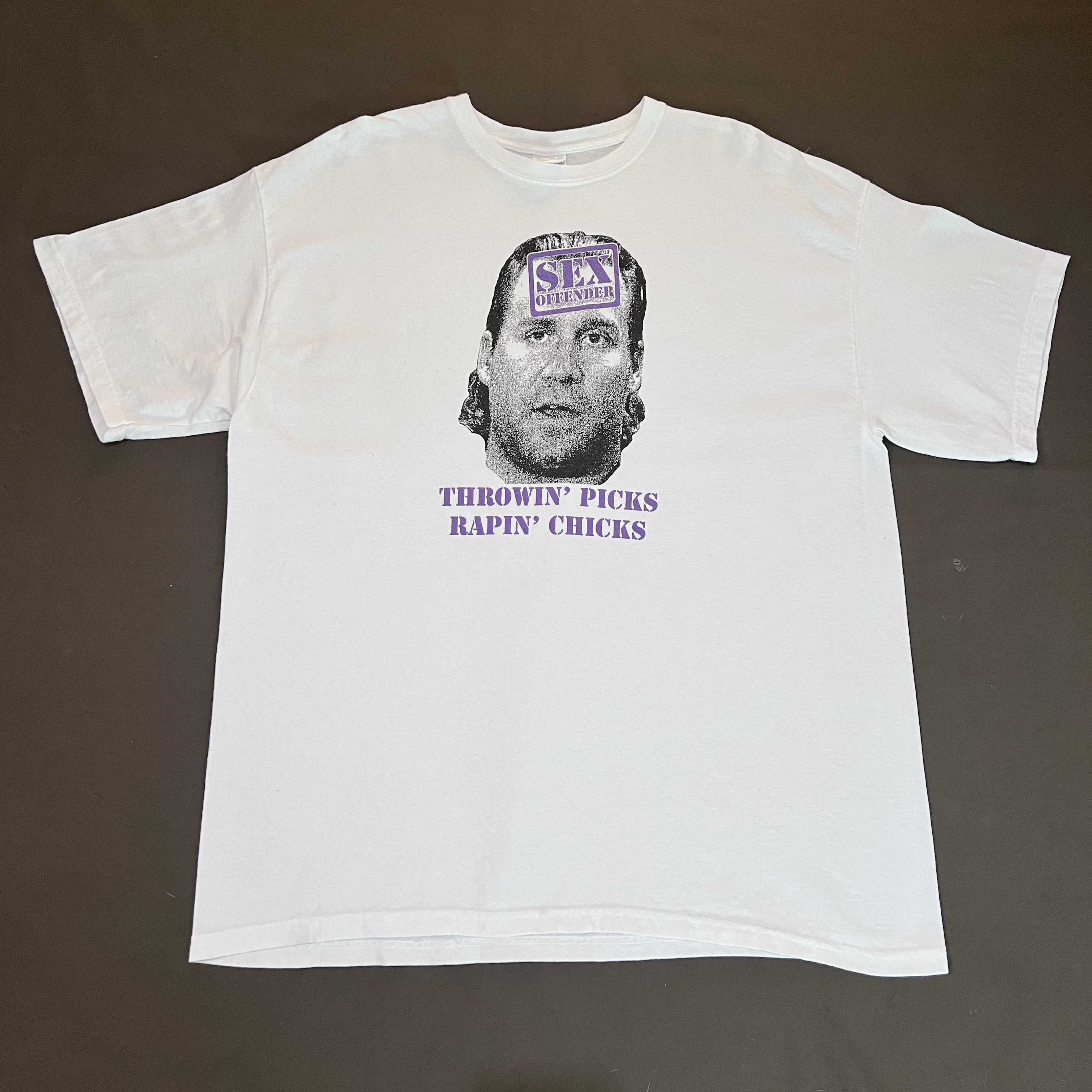Vintage Vintage Y2K Sex offender Promo Tee XL crime violated law Size US XL / EU 56 / 4 - 2 Thumbnail