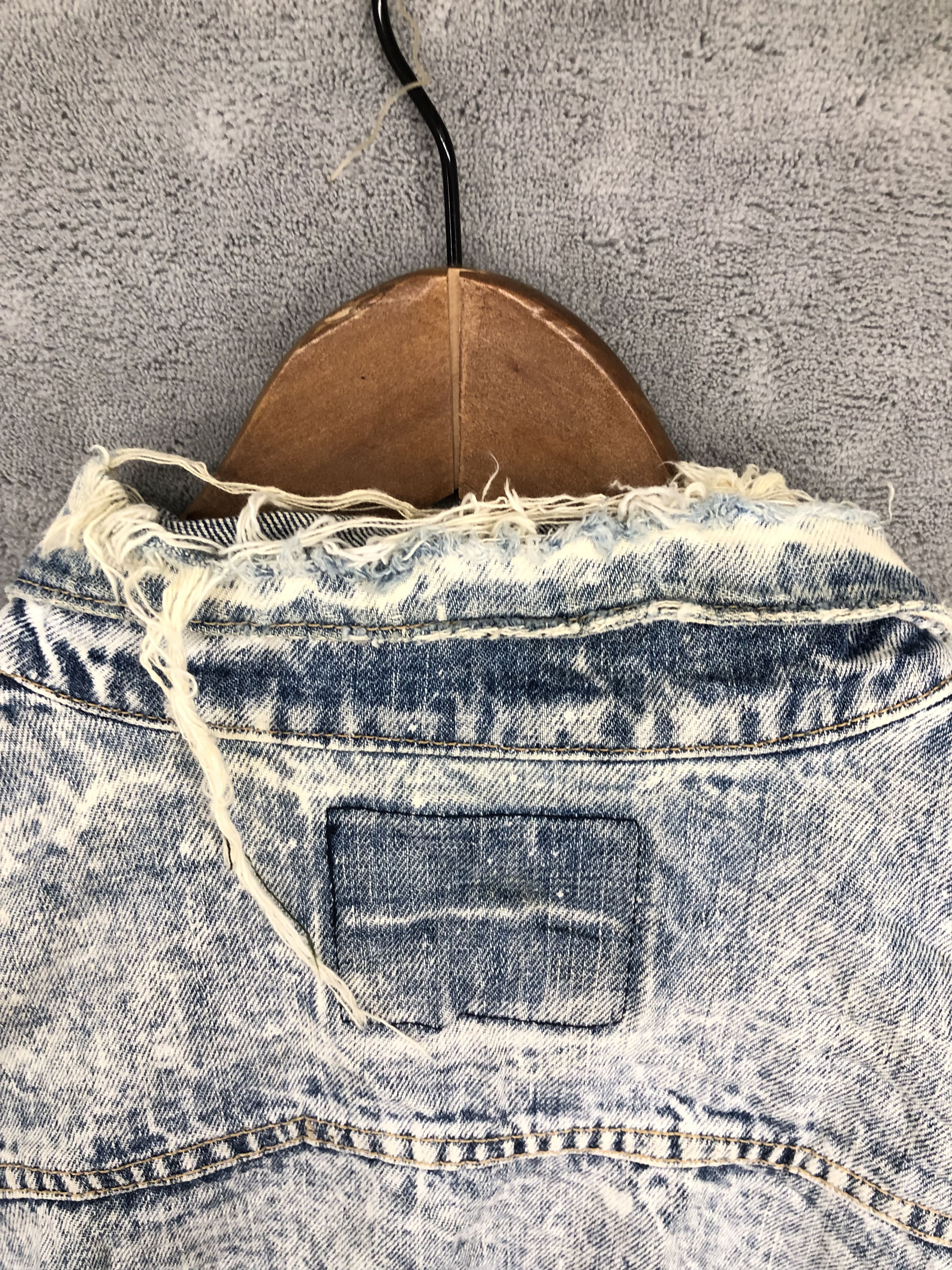 Edwin × Japanese Brand × Vintage Vintage Edwin Acid wash Denim Jacket Size US L / EU 52-54 / 3 - 7 Thumbnail
