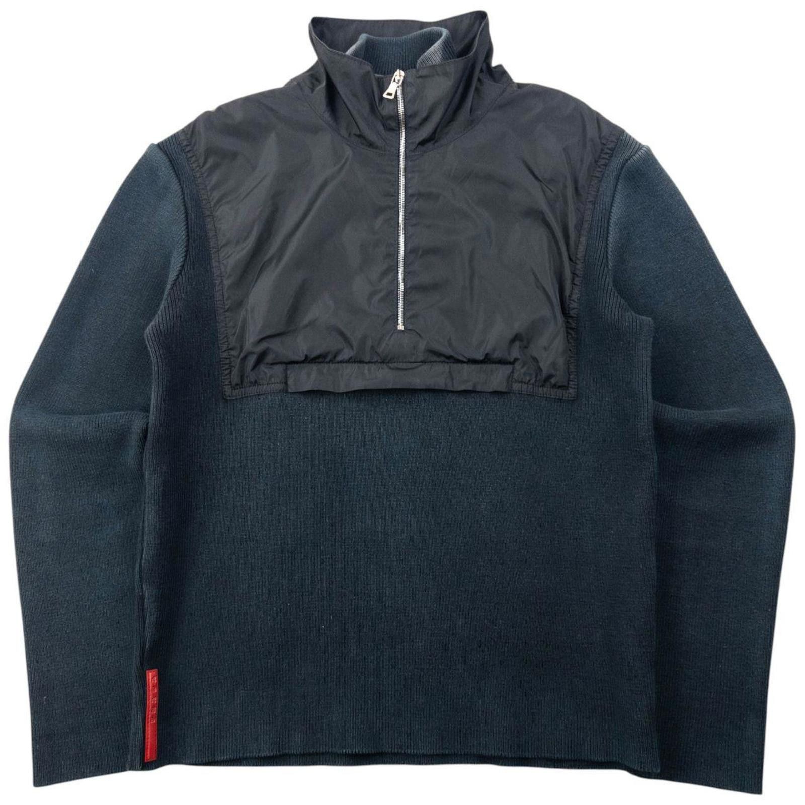 Prada Vintage 2000s Prada Sport Layered Q Zip Jumper Womens S Size US S / EU 44-46 / 1 - 1 Thumbnail
