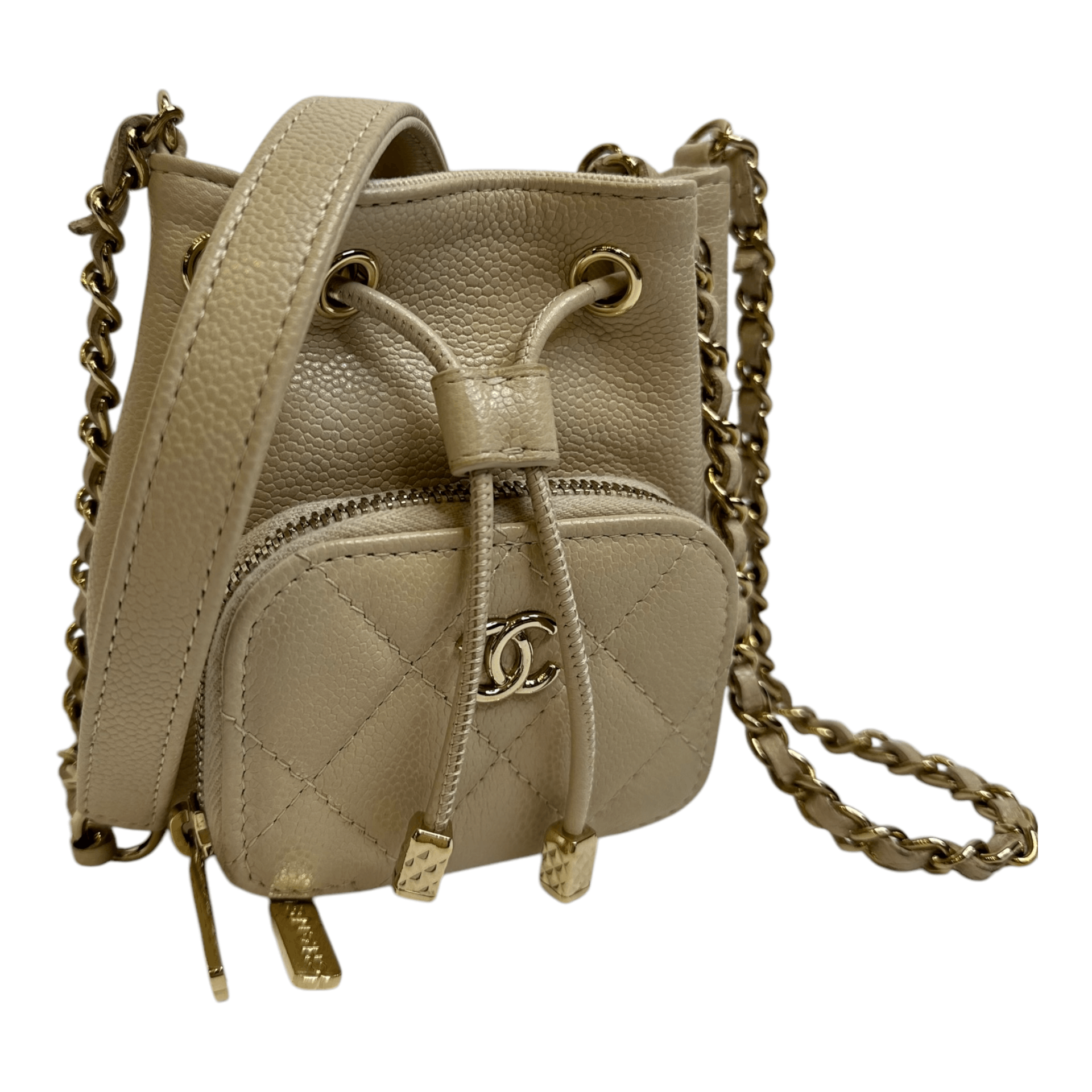 Chanel Chanel Caviar Quilted Mini CC Pocket Bucket Bag Size ONE SIZE - 9 Thumbnail