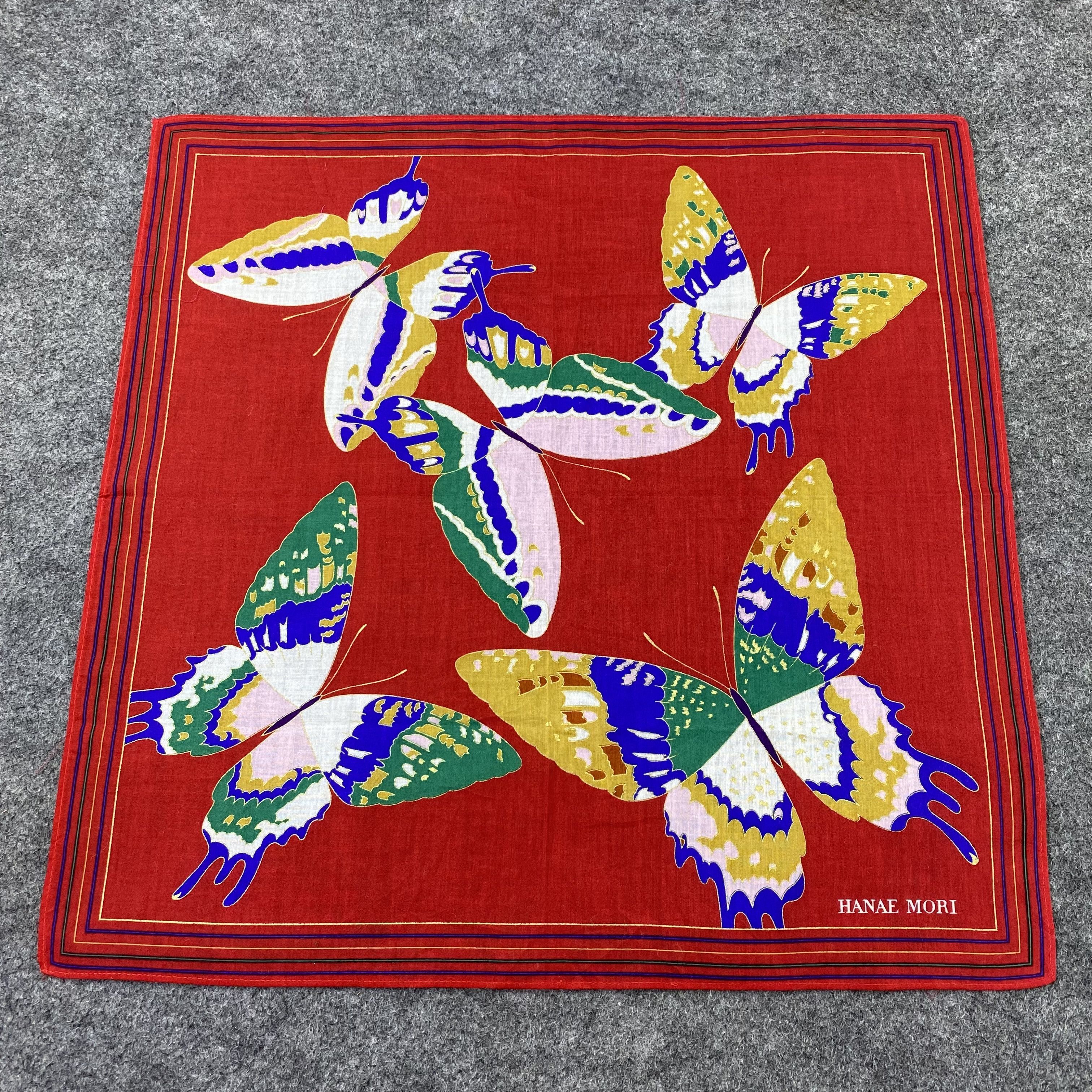 Hanae Mori Hanae Mori Handkerchief / Bandana / Neckerchief-B1348 Size ONE SIZE - 3 Thumbnail