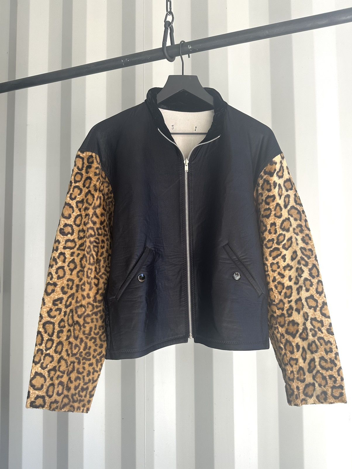 Jean Paul Gaultier Leopard Sleeve Jacket Size US M / EU 48-50 / 2 - 1 Thumbnail