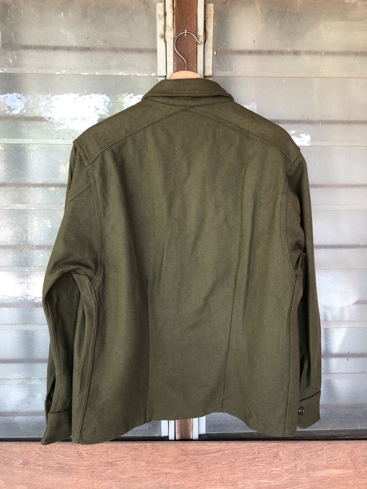 Vintage Vintage Army Green Wool Jacket Size US M / EU 48-50 / 2 - 6 Thumbnail