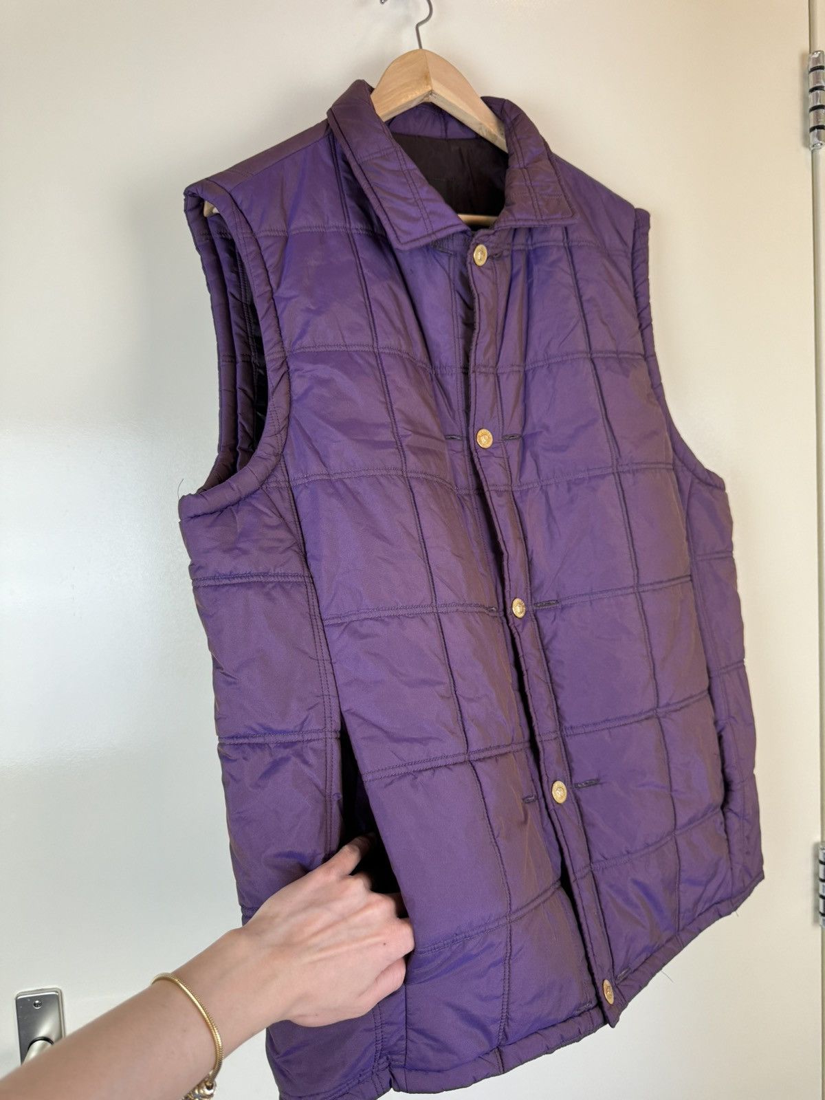 Versace Versace Vintage sleeveless quilted jacket unisex vest gilet Size US XL / EU 56 / 4 - 4 Thumbnail