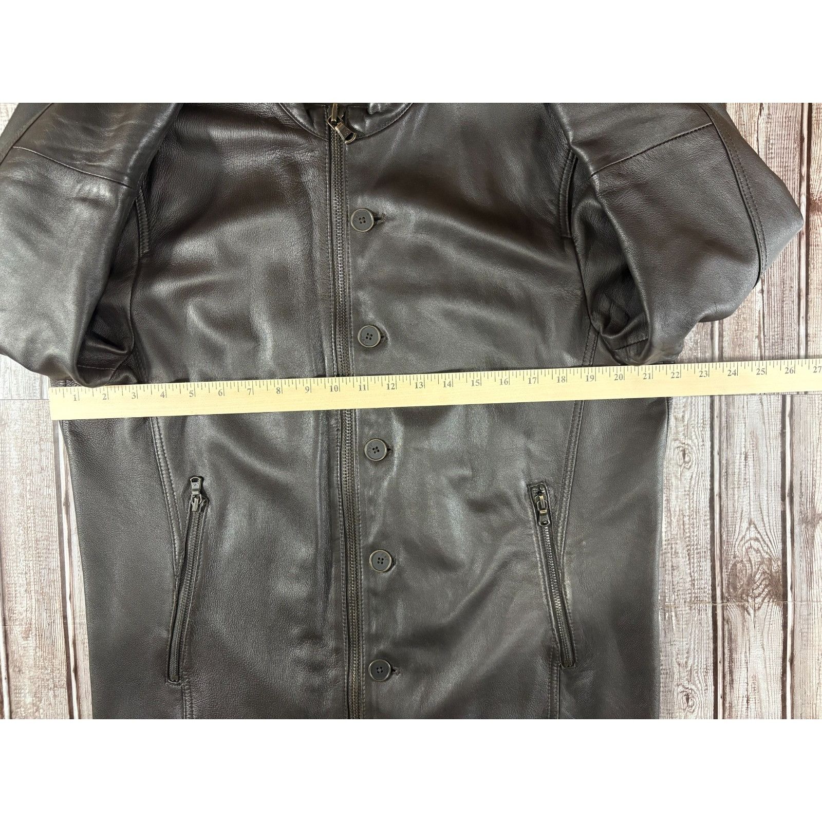 John Varvatos John Varvatos 2014 Collection Full Zip and buttons biker Jac Size US L / EU 52-54 / 3 - 7 Thumbnail