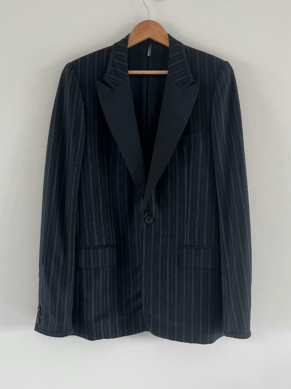 2006SS DIOR HOMME by Hedi Slimane stripe tailored jacket