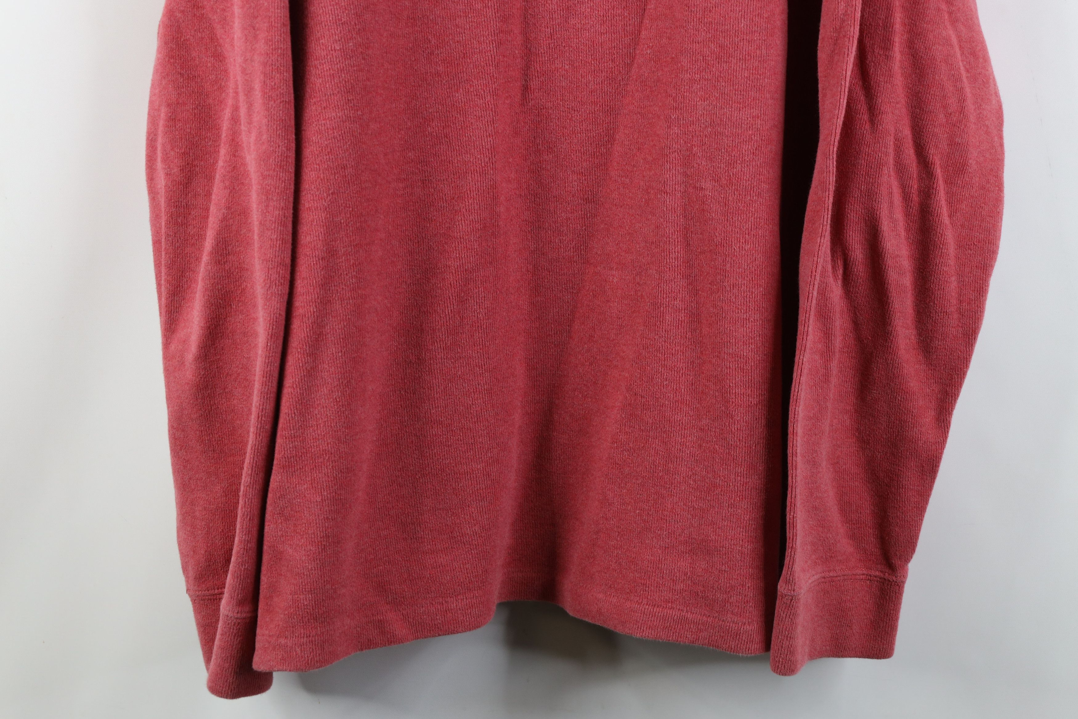 Polo Ralph Lauren Vintage 90s Ralph Lauren Ribbed Knit 1/4 Zip Sweater Red Size US XXL / EU 58 / 5 - 3 Thumbnail