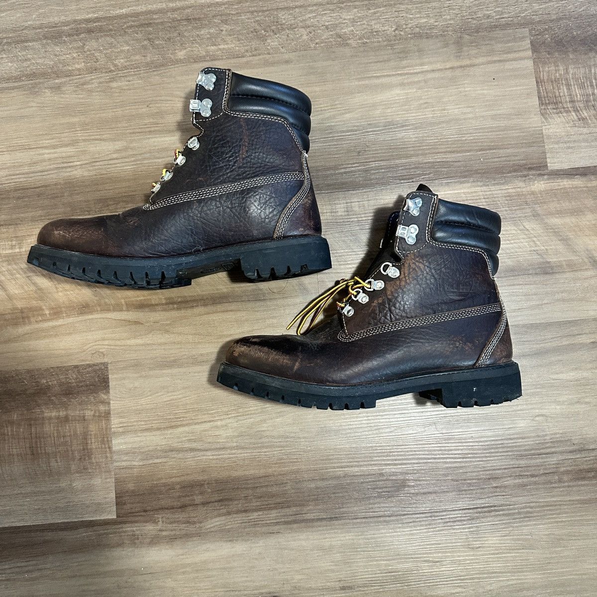 Timberland Men's Timberland 640 Boot Classic "Super-Tim" Brown Size 11 Size US 11 / EU 44 - 4 Thumbnail