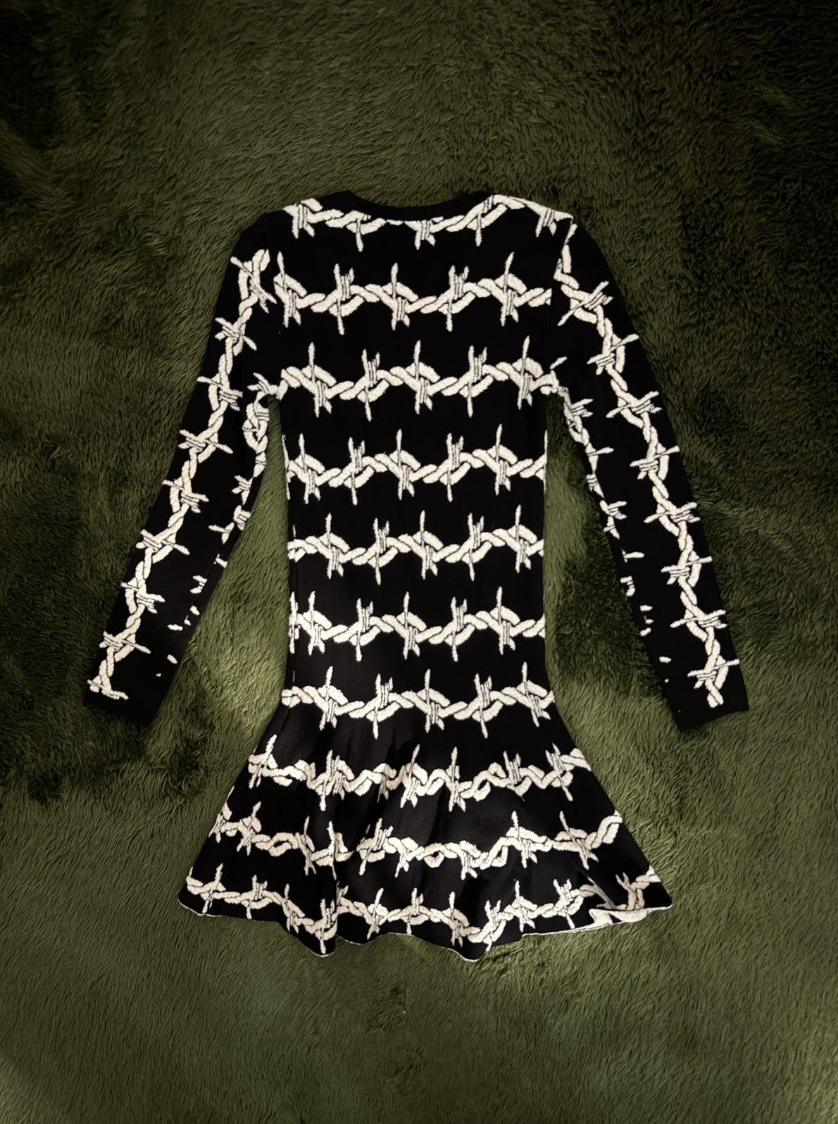 XS] Vivienne Westwood Anglomania Wire Graphic Knit Dress