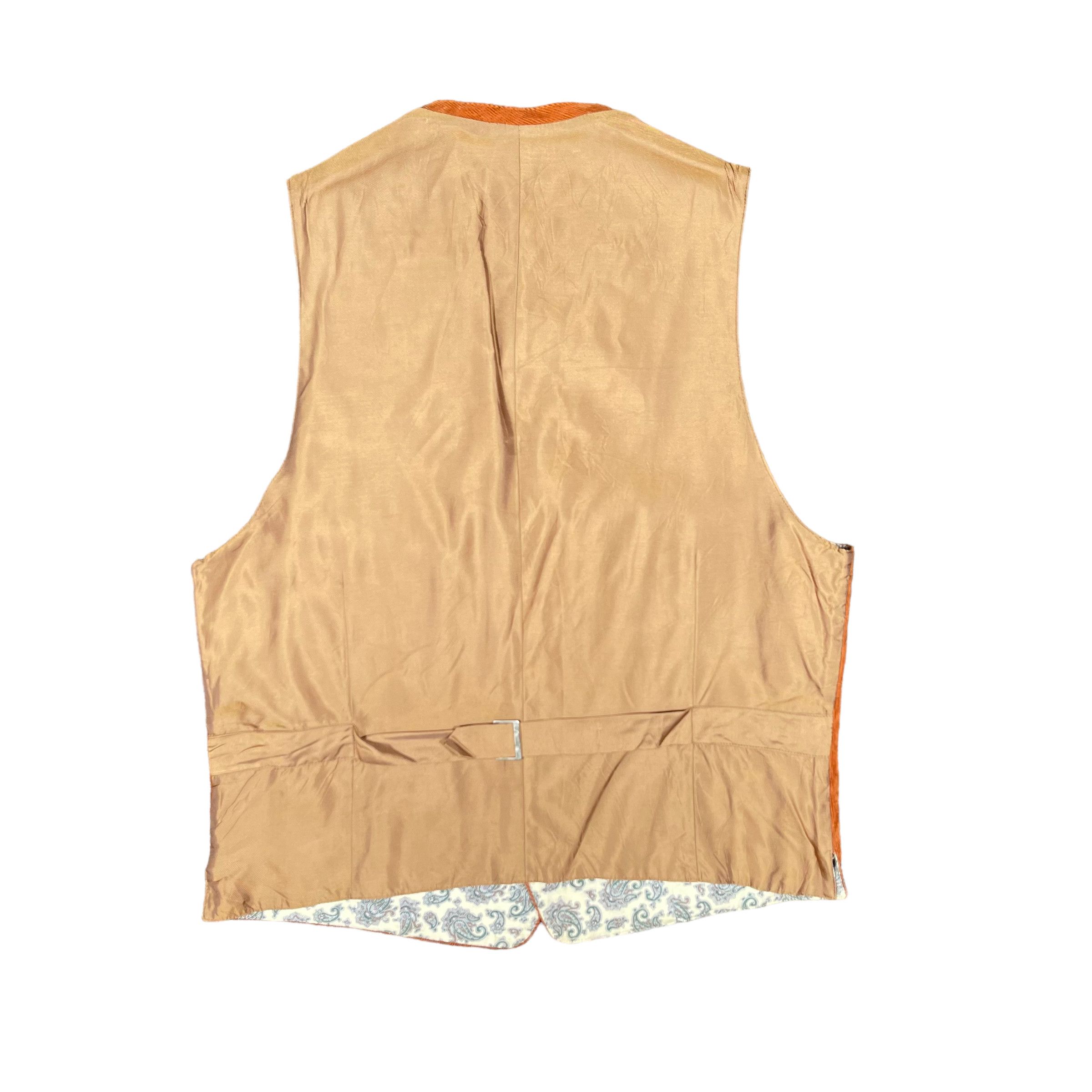 Yohji Yamamoto Yohji Yamamoto Y's Paisley Corduroy Reversible 1980s Vest Size US M / EU 48-50 / 2 - 4 Thumbnail