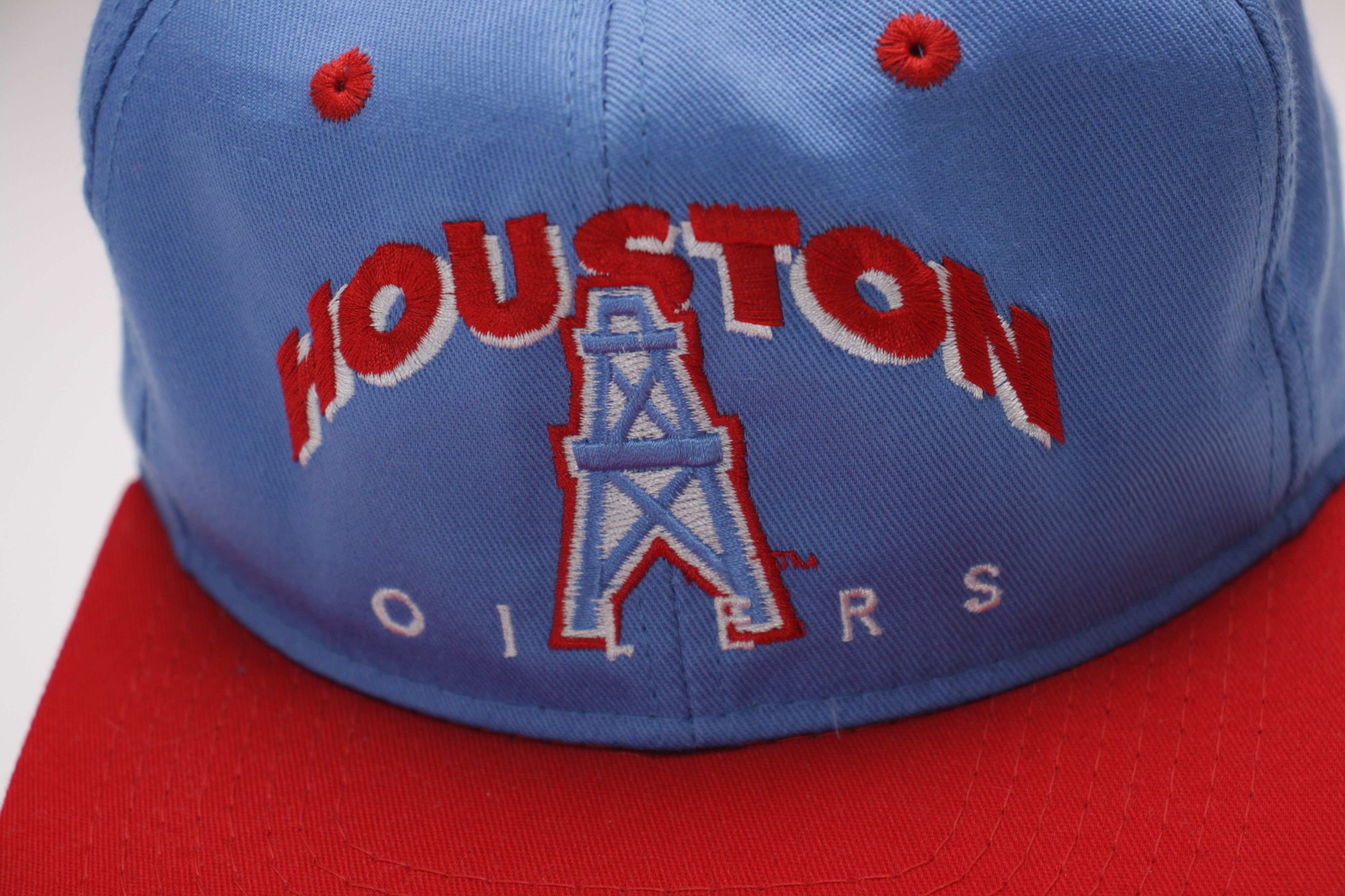 NFL VTG Houston Oilers #1 Apparel Snapback Hat 90s NFL Football Size ONE SIZE - 2 Thumbnail