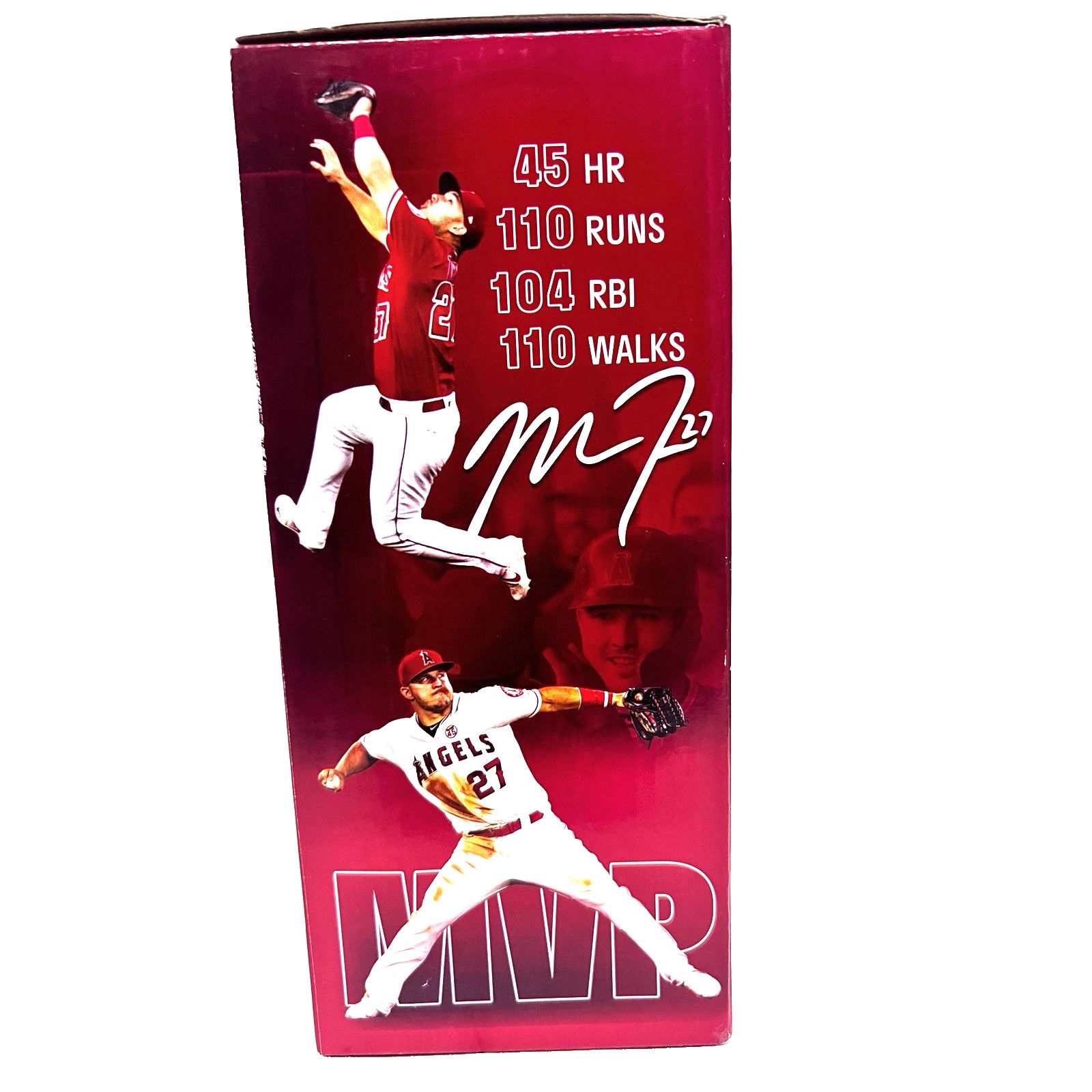 Other MVP 2019 Mike Trout Bobblehead MLB Baseball Anaheim Angels Size ONE SIZE - 8 Thumbnail