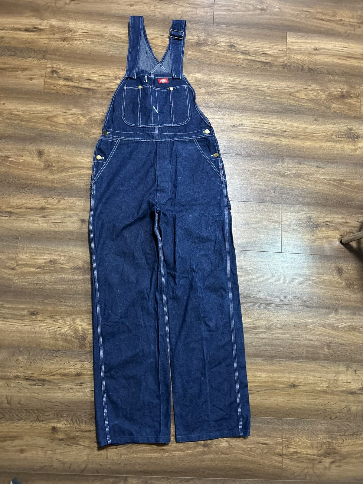 Carhartt × Dickies Vintage 90s Dickies overall denim Size US 36 / EU 52 - 2 Thumbnail